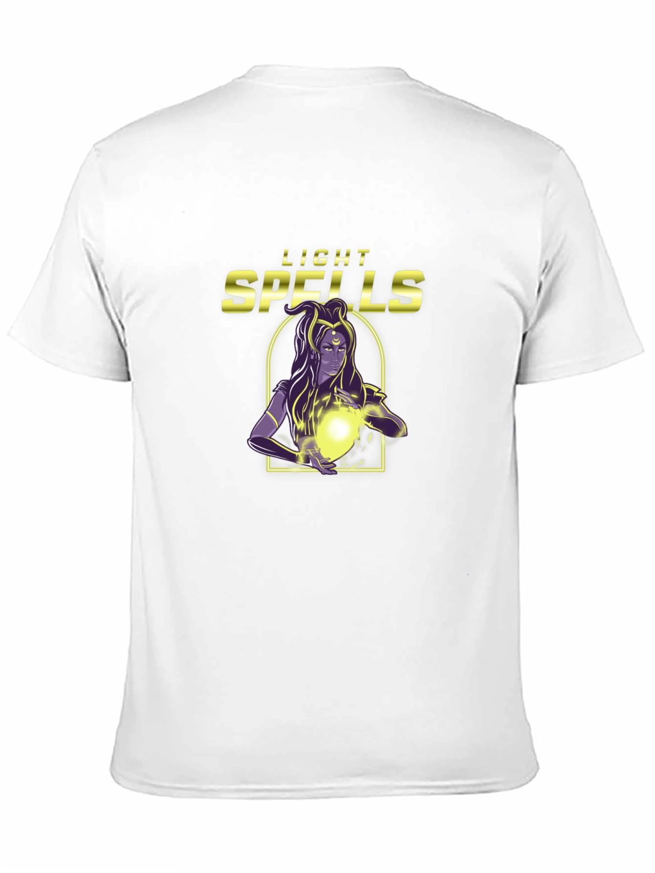 Light Spells Graphic T-Shirt - Black Cotton Tee