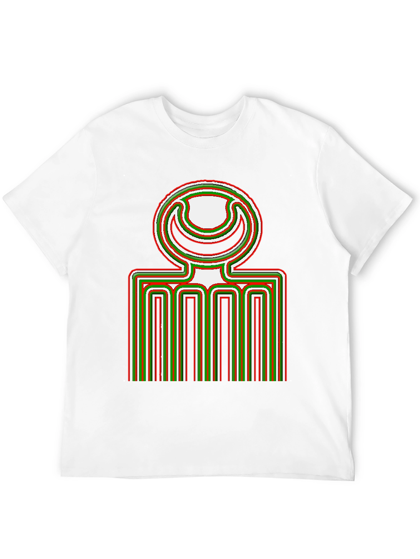 Unique Graphic Print Black T-Shirt