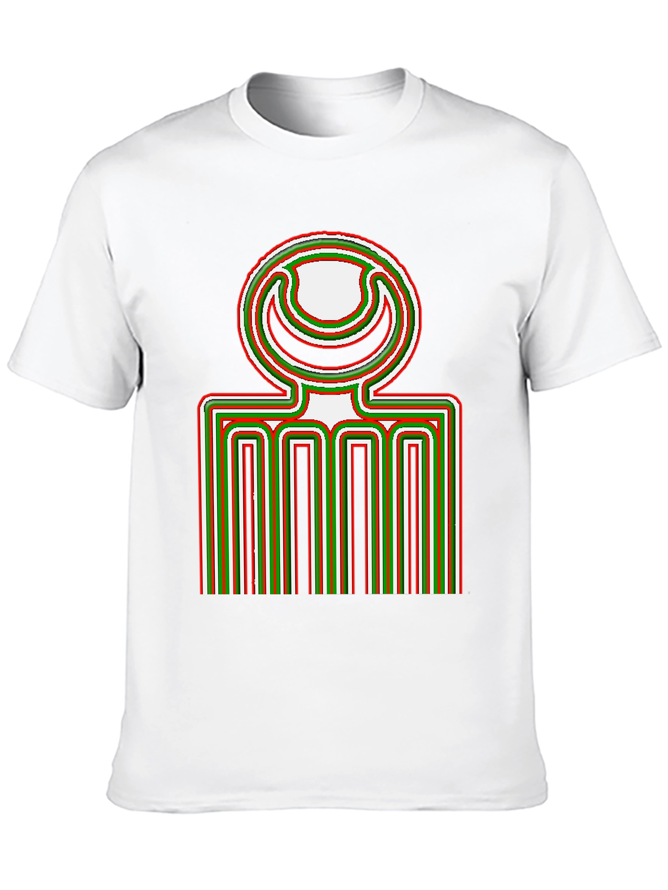 Unique Graphic Print Black T-Shirt