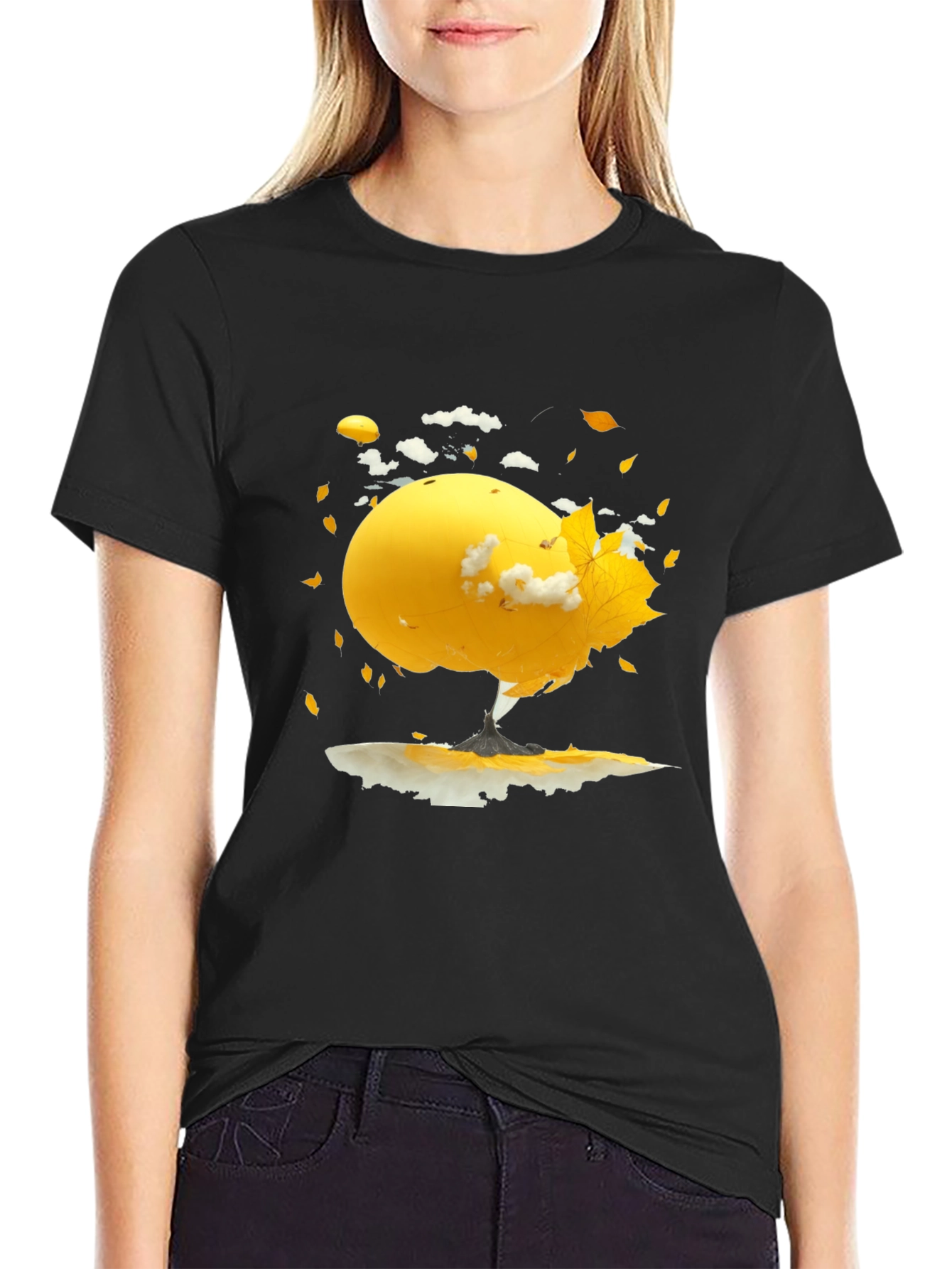 Yellow Tree Graphic Tee
