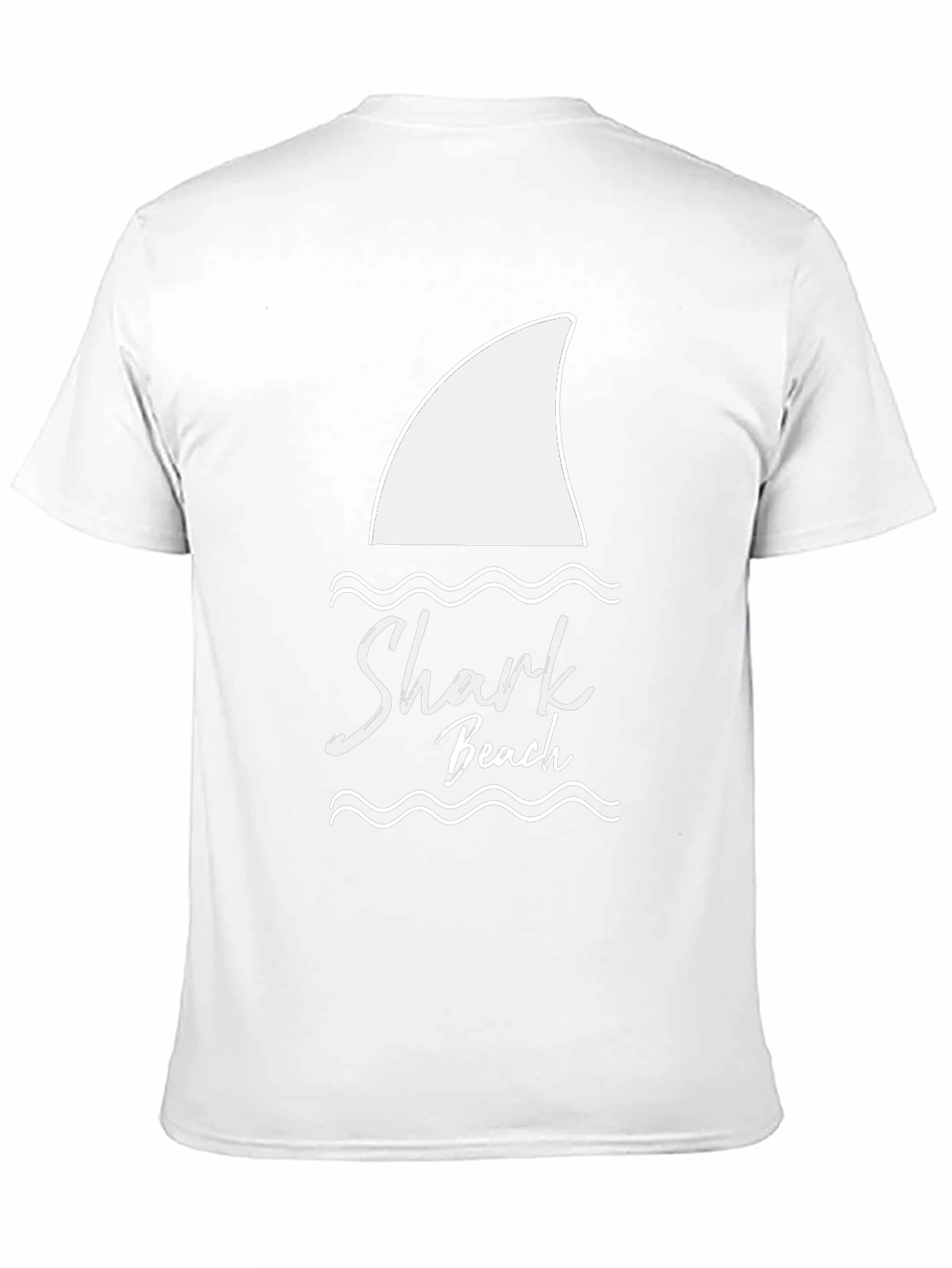 Shark Beach Graphic Tee - Black