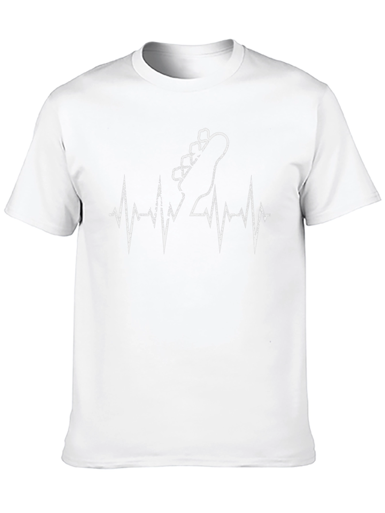 Guitar Heartbeat Graphic Tee - Music Lover Shirt