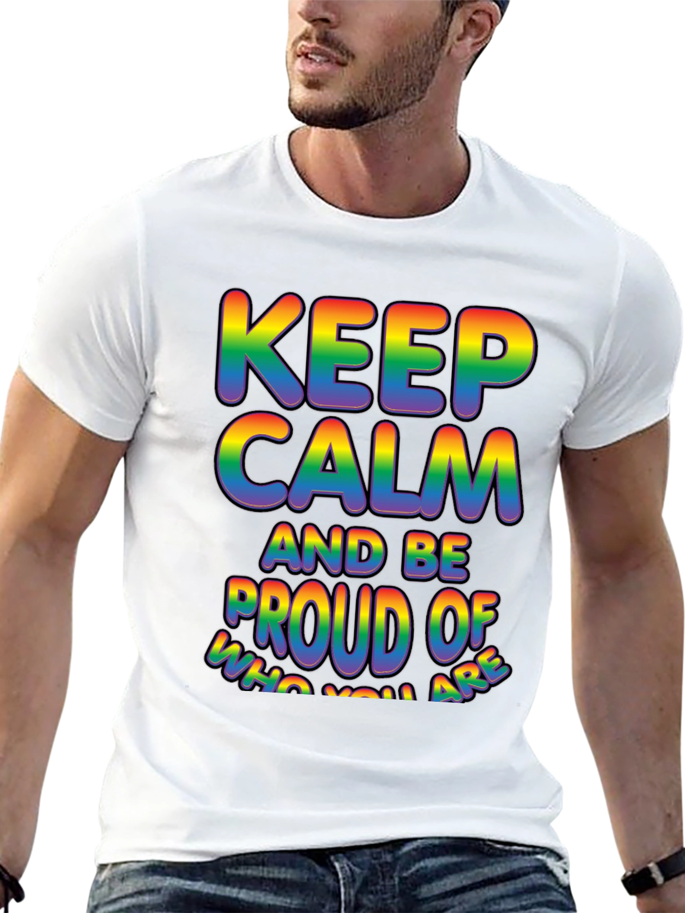 Pride Rainbow Graphic T-Shirt