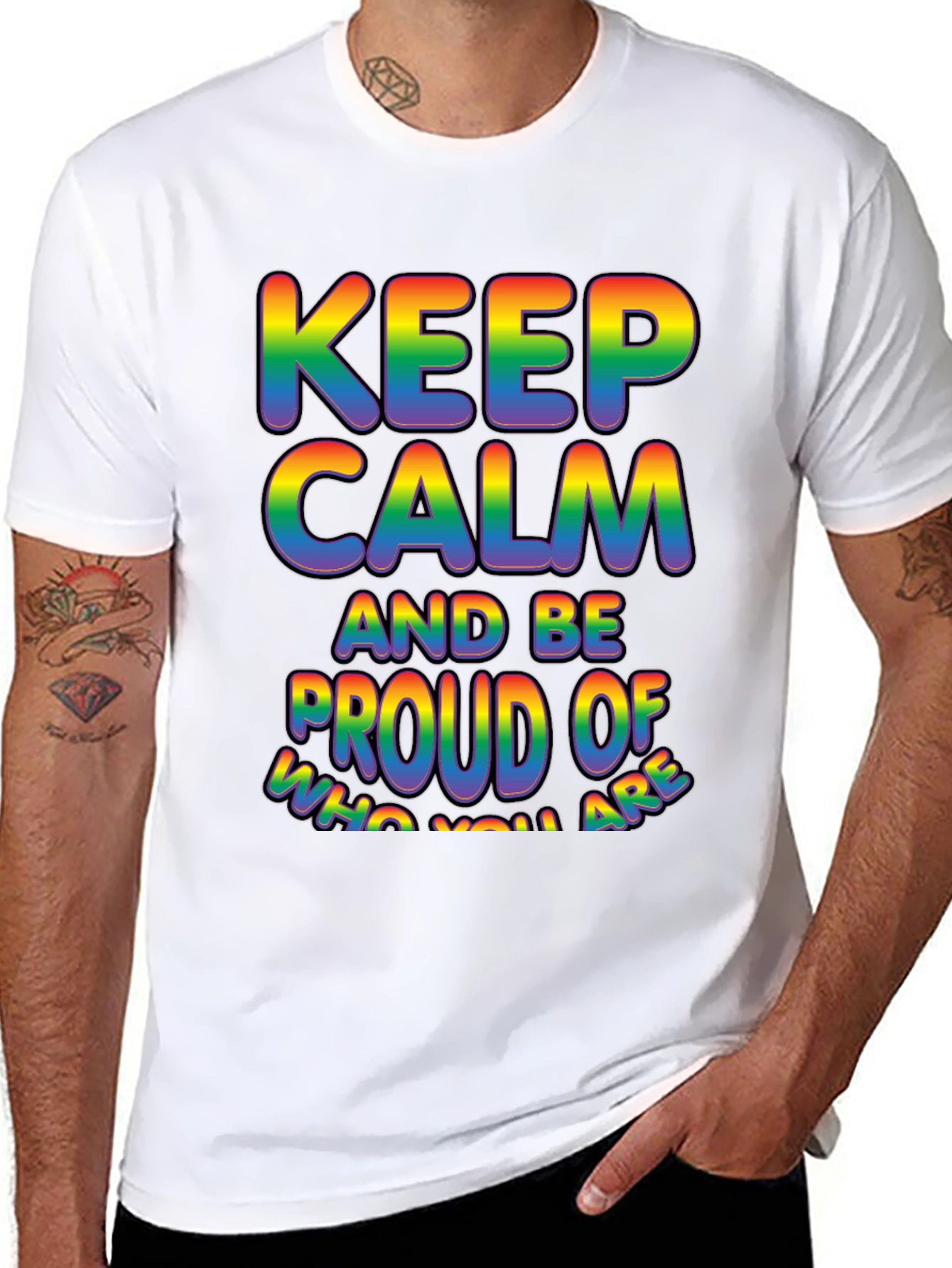 Pride Rainbow Graphic T-Shirt