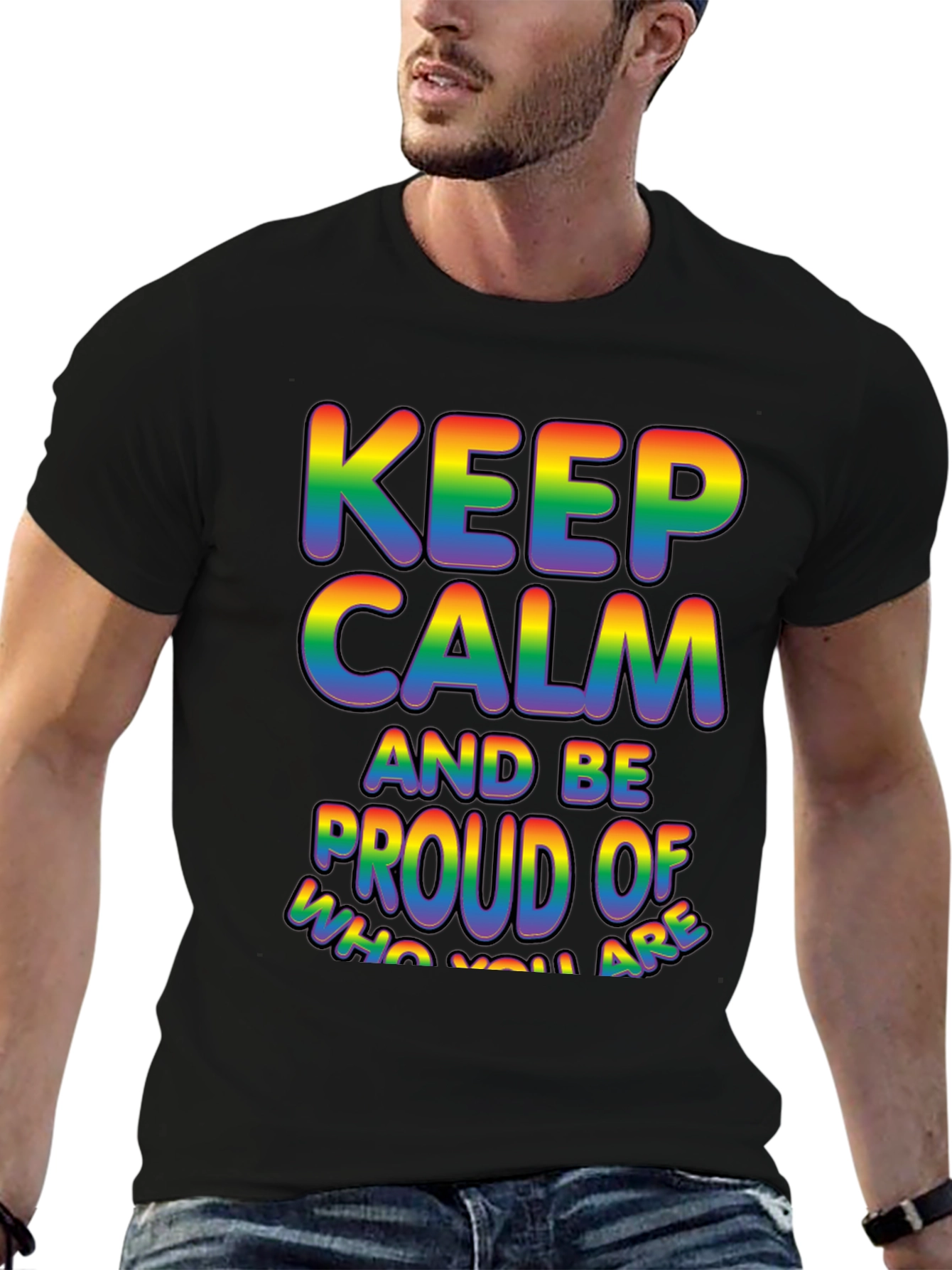 Pride Rainbow Graphic T-Shirt