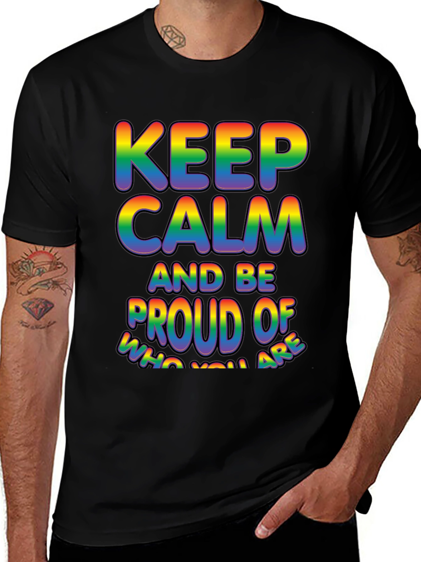 Pride Rainbow Graphic T-Shirt