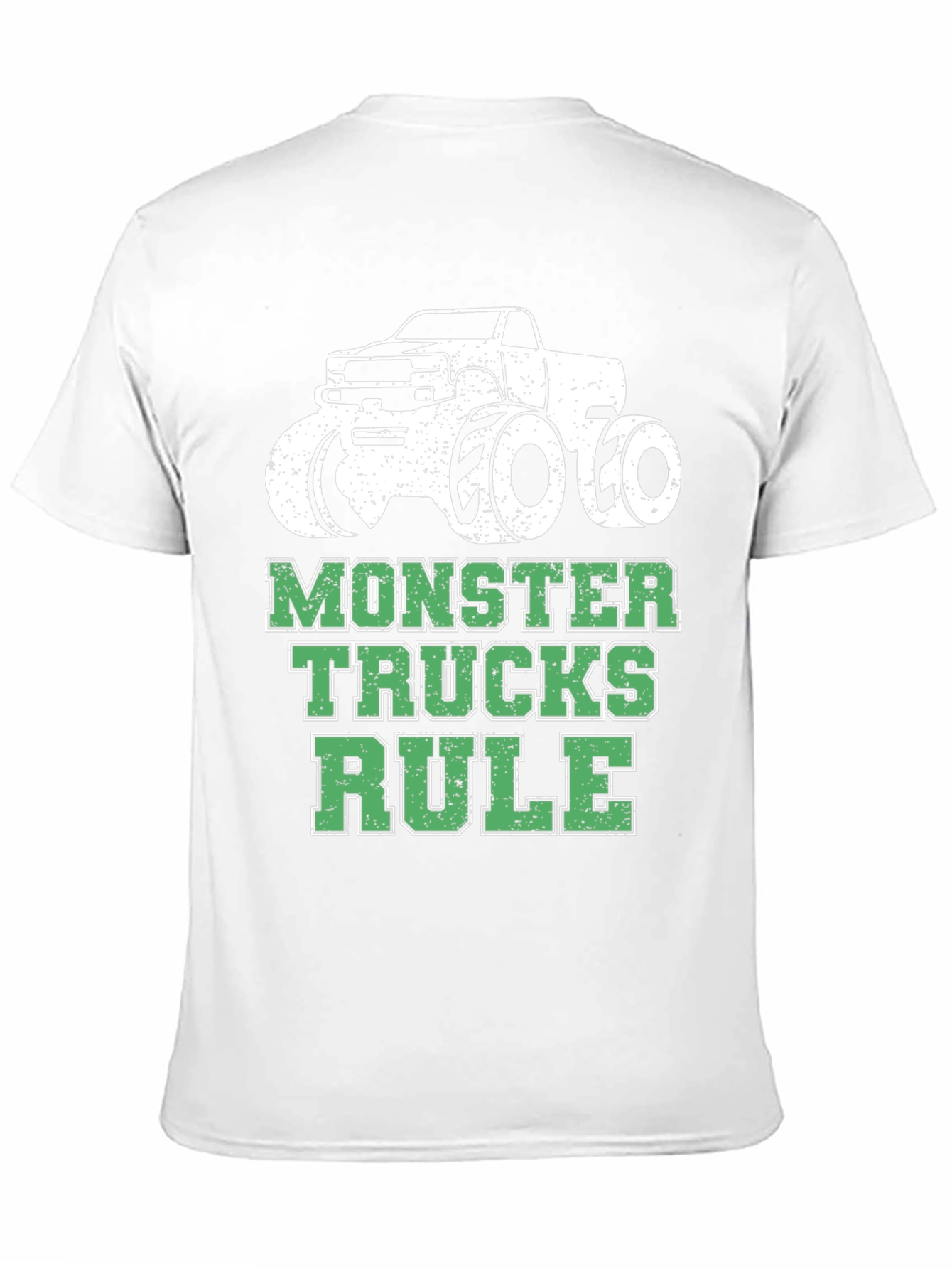 Monster Trucks Rule T-Shirt - Black Cotton Tee