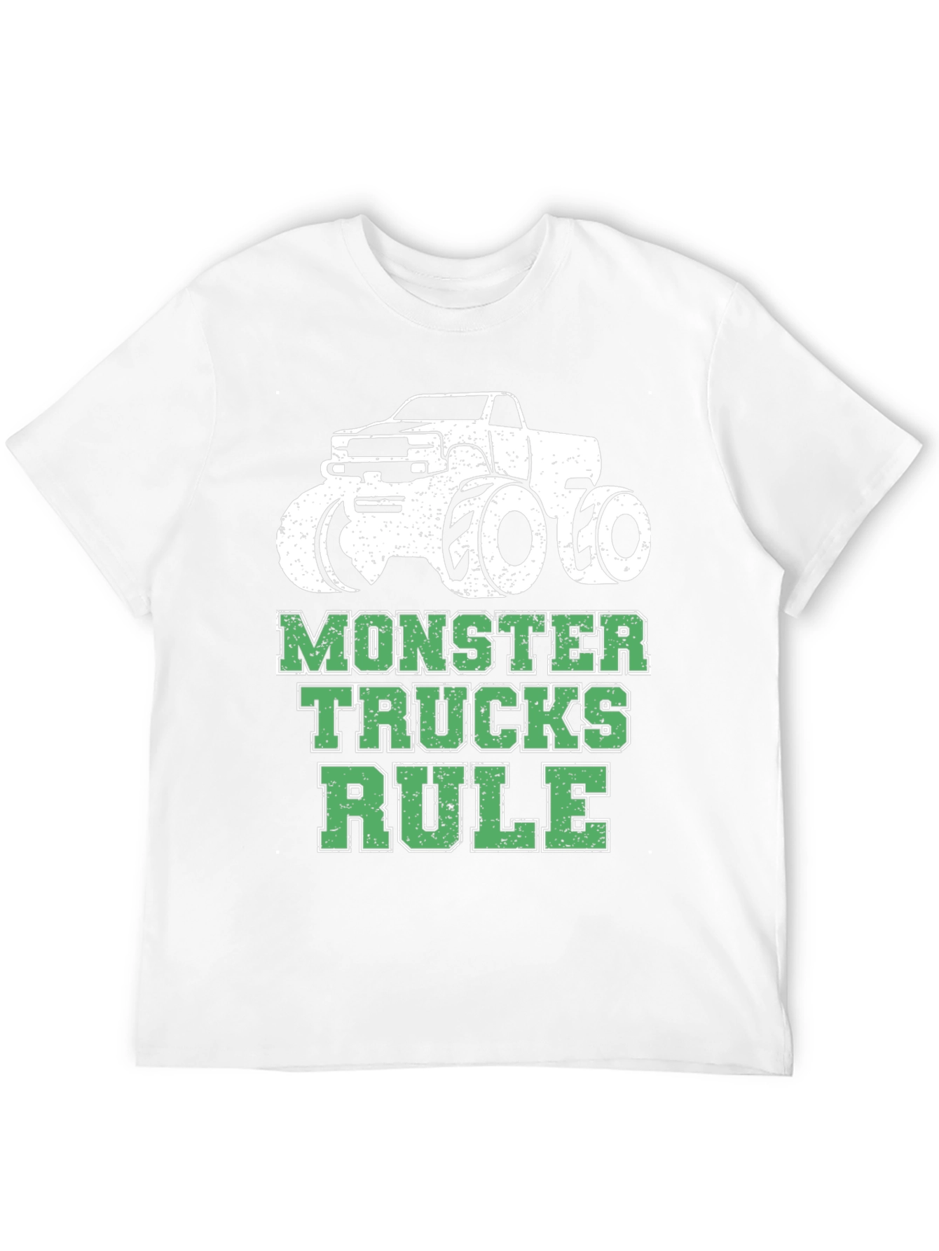 Monster Trucks Rule T-Shirt - Black Cotton Tee