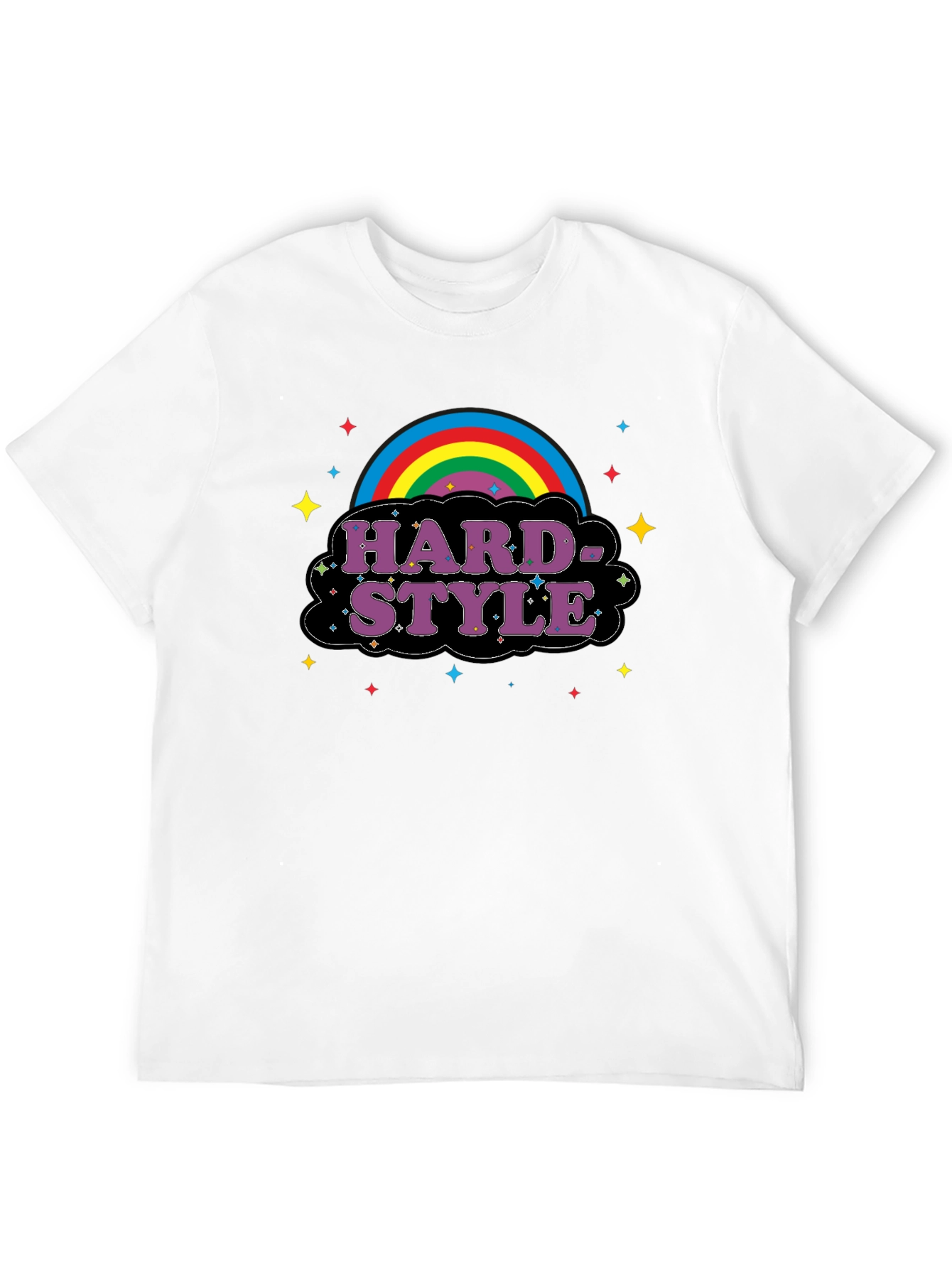 Hardstyle Rainbow Graphic T-Shirt