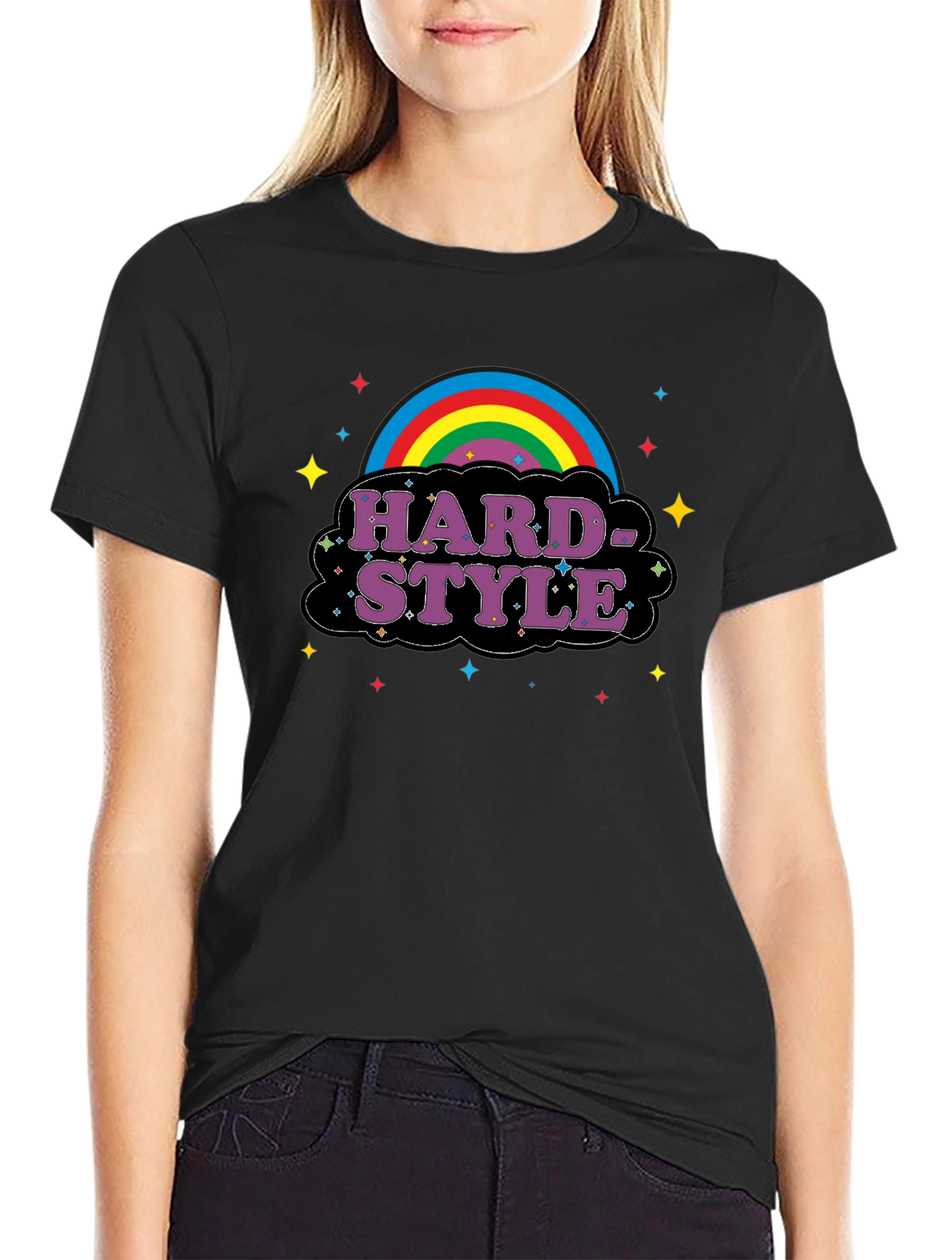 Hardstyle Rainbow Graphic T-Shirt