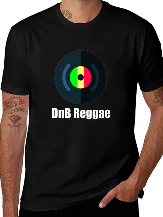 DnB Reggae Graphic Tee - Cool Music Shirt