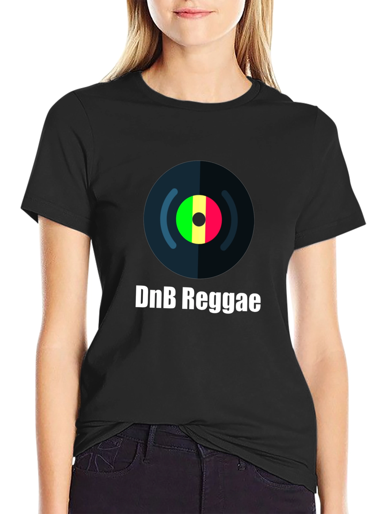 DnB Reggae Graphic Tee - Cool Music Shirt