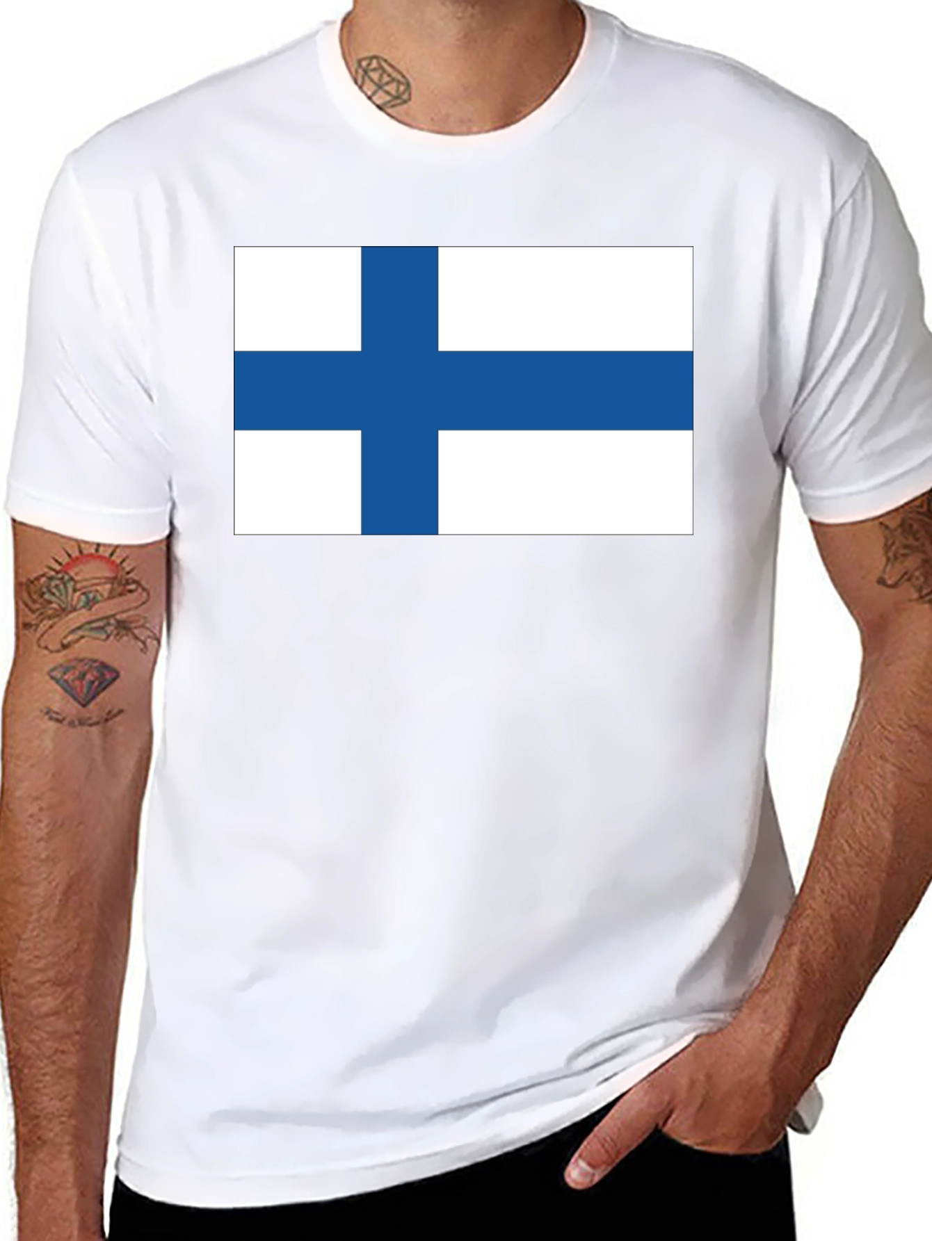 Finland Flag T-Shirt - Show Your Finnish Pride!