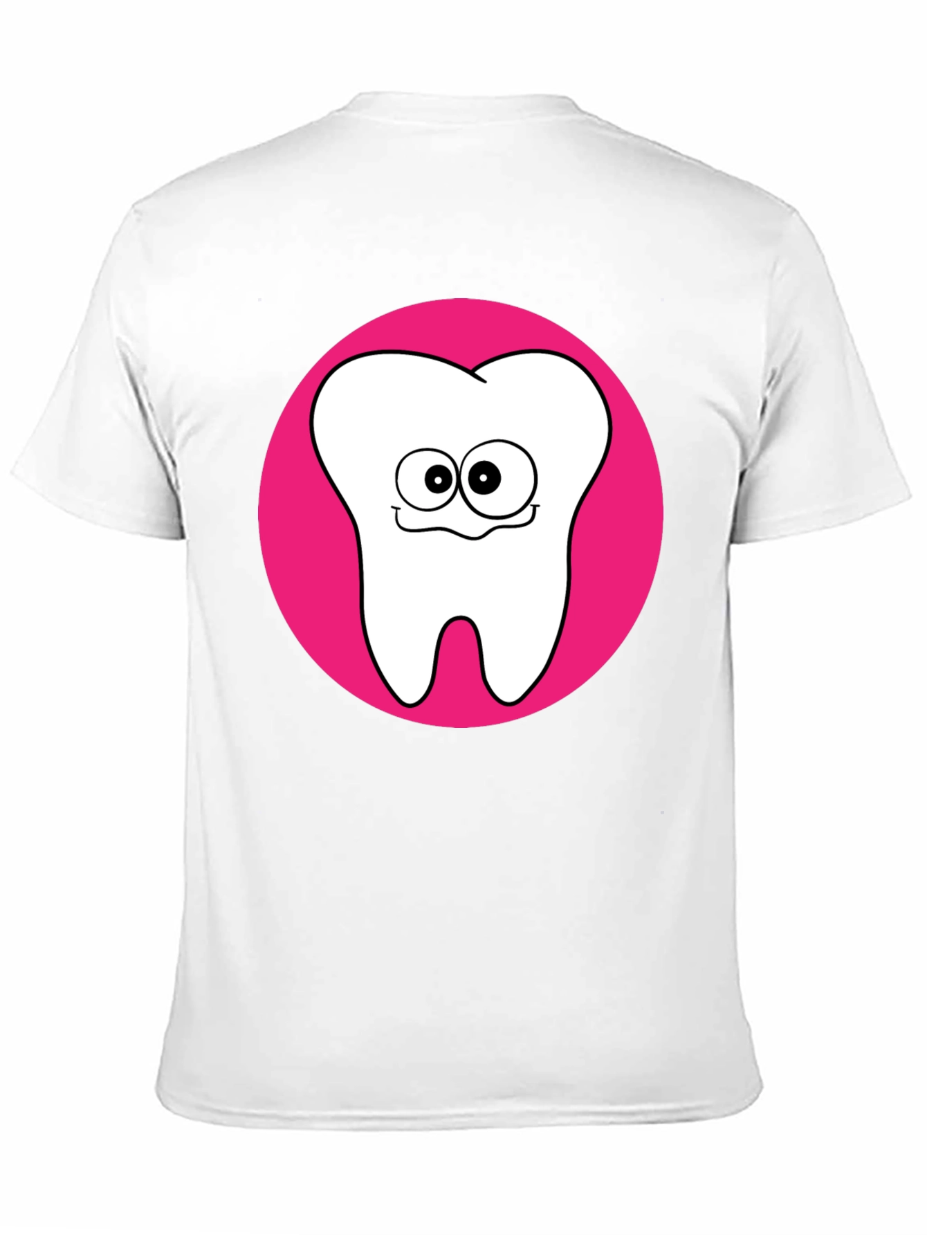 Funny Tooth Graphic Tee - Black Cotton T-Shirt