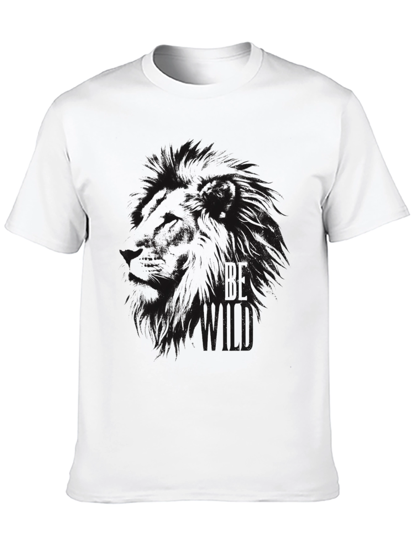 Black Lion Graphic Tee - Be Wild