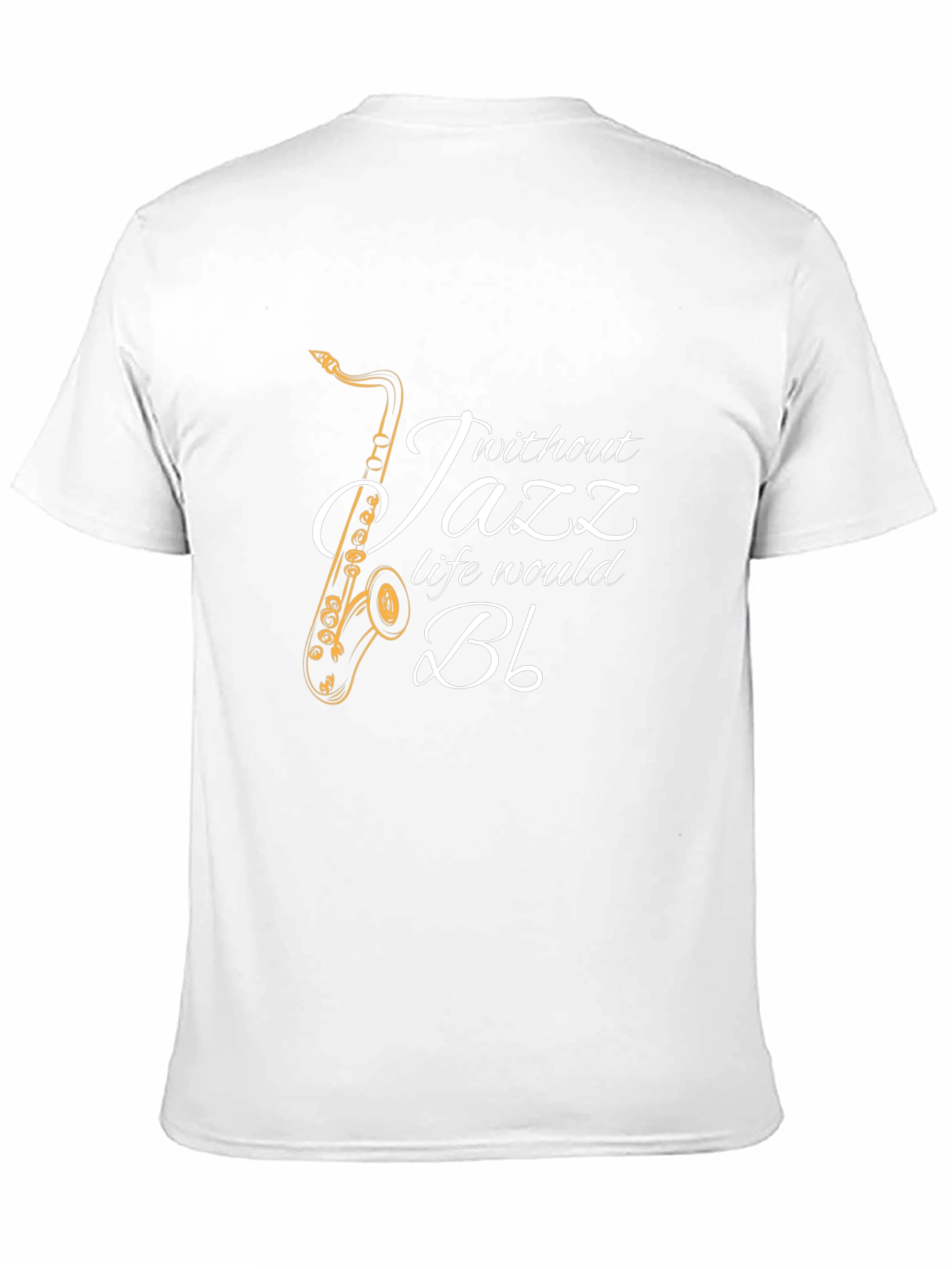 Without Jazz Life Would Bb - Black T-Shirt