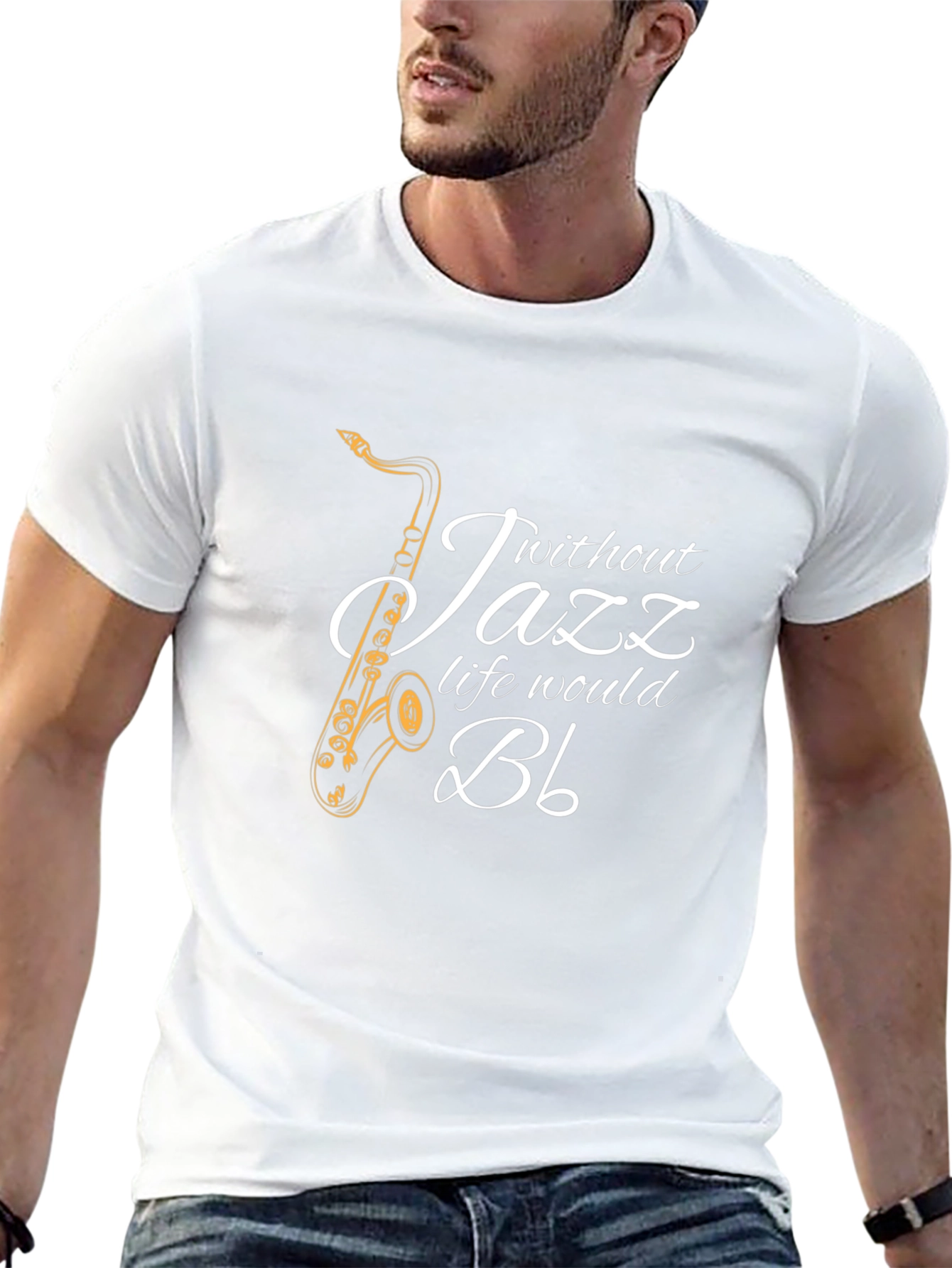 Without Jazz Life Would Bb - Black T-Shirt