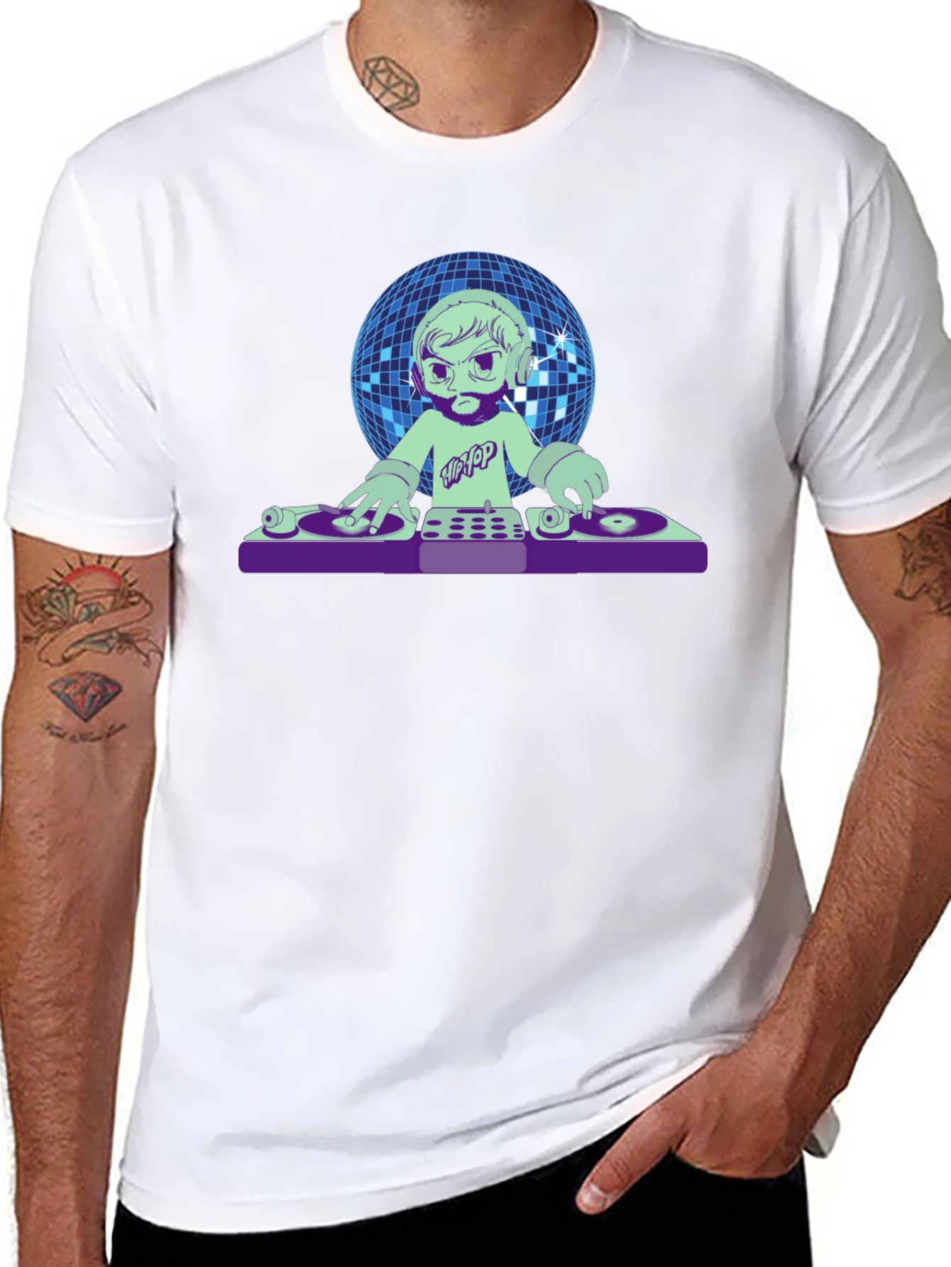 DJ Graphic Tee - Hip Hop Style