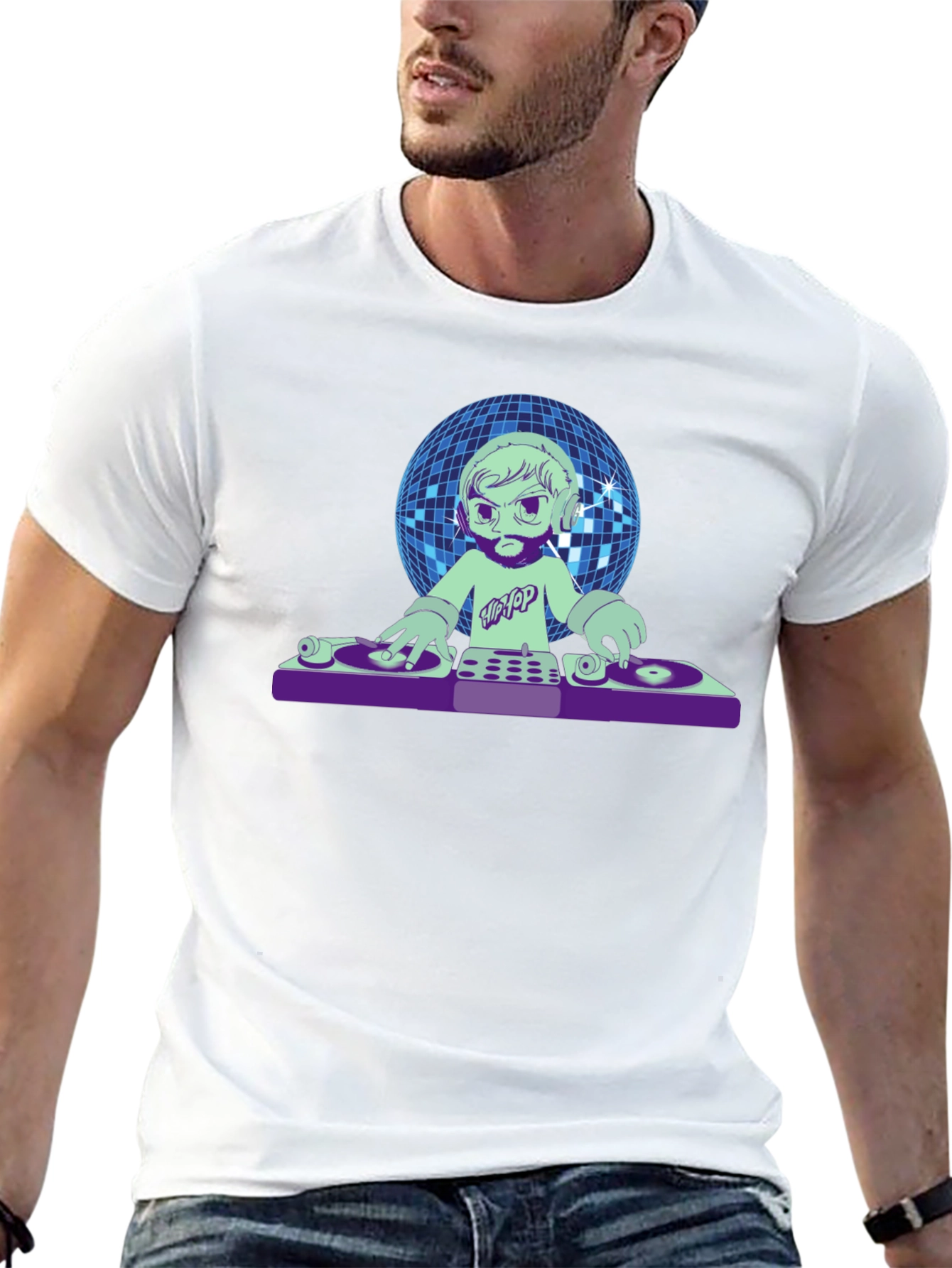 DJ Graphic Tee - Hip Hop Style