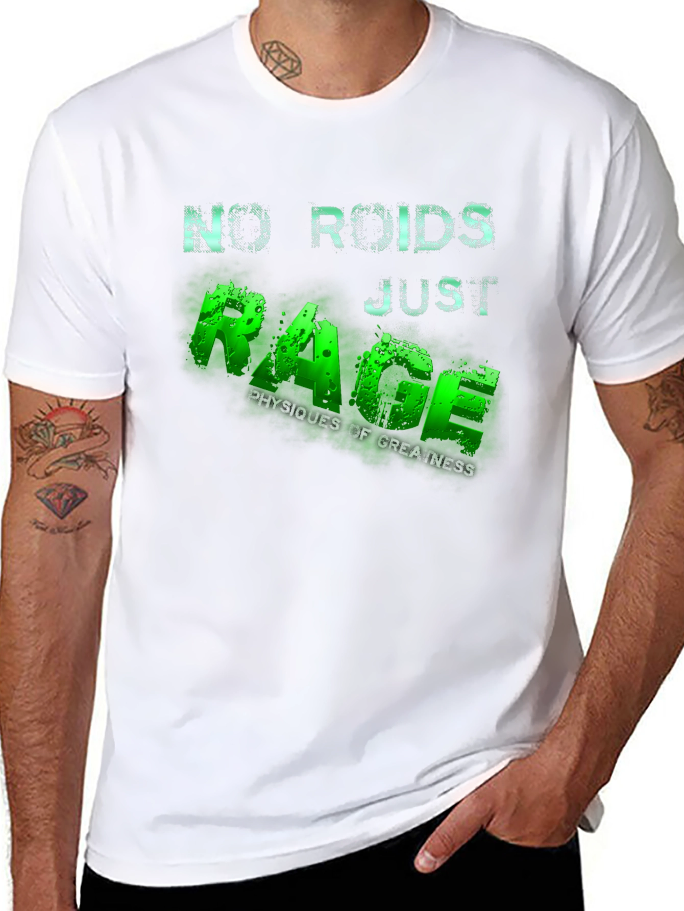 No Roids Just Rage Mens T-Shirt