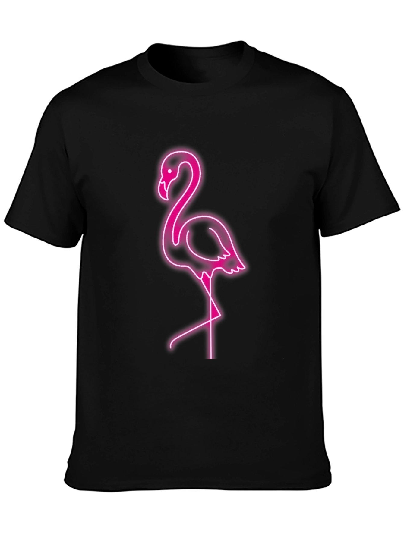 Neon Flamingo Graphic T-Shirt