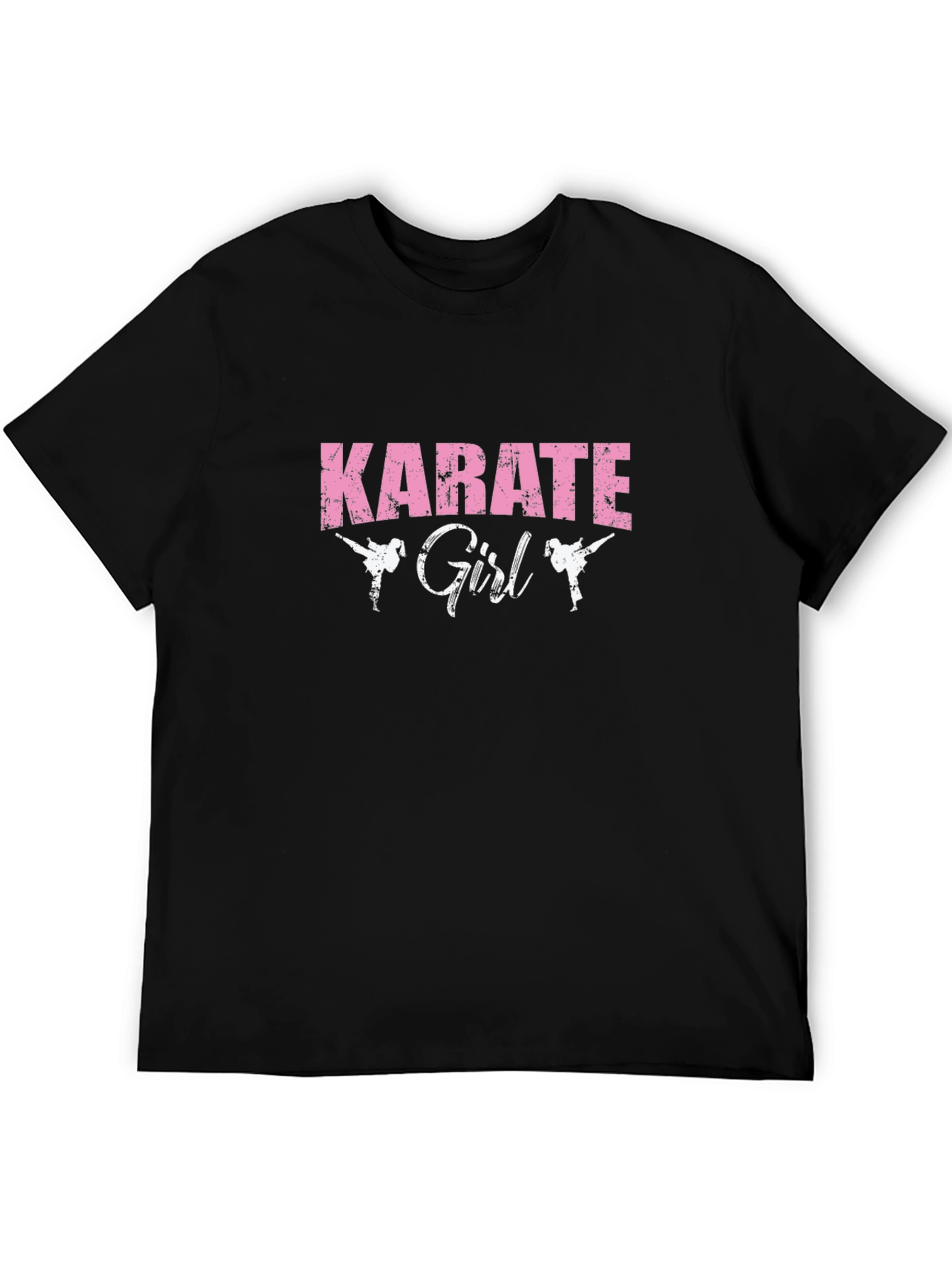 Karate Girl Graphic Tee - Black