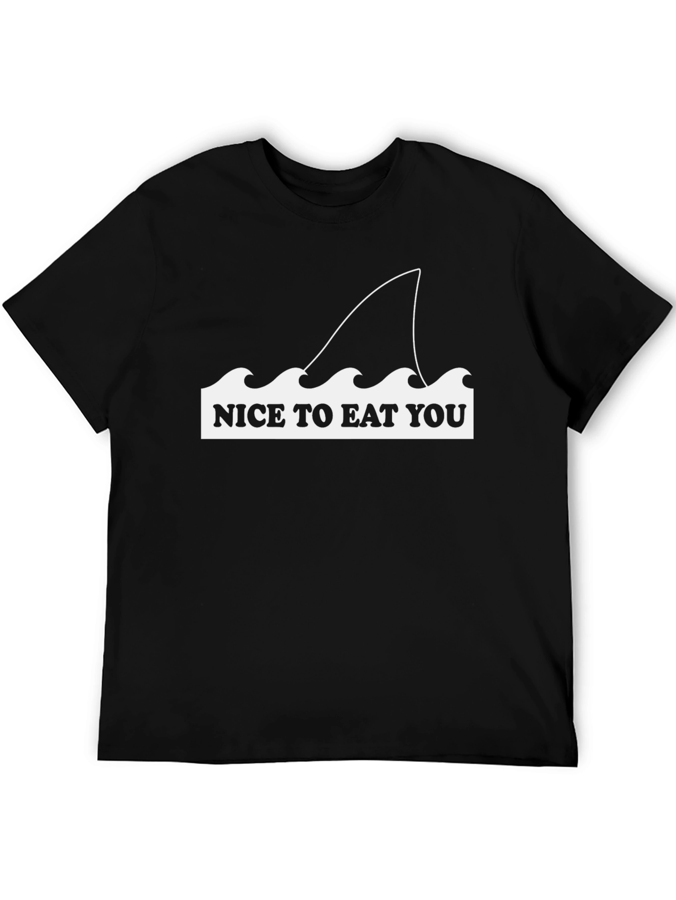 Nice To Eat You Shark Graphic T-Shirt