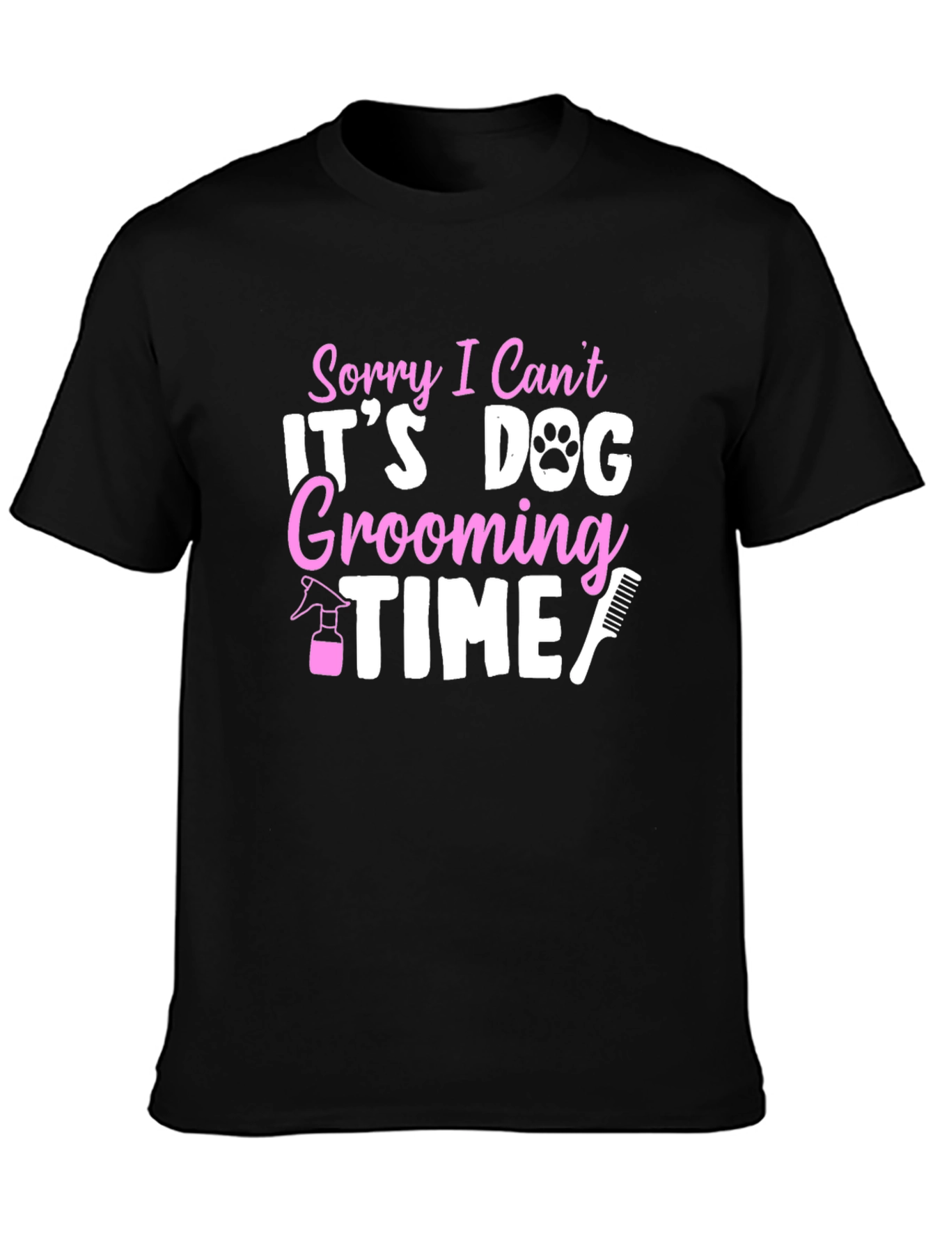Dog Grooming Time Graphic Tee