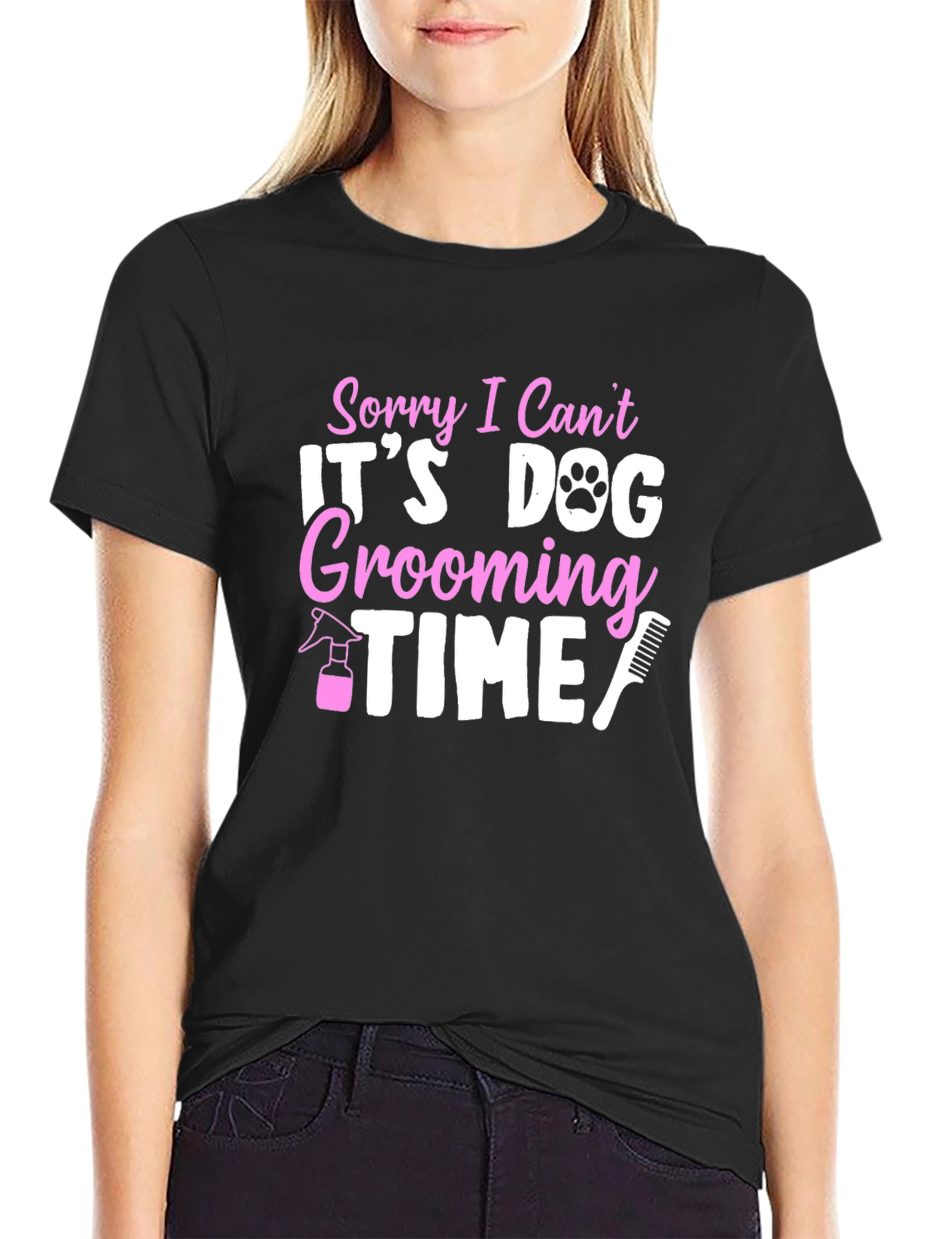 Dog Grooming Time Graphic Tee