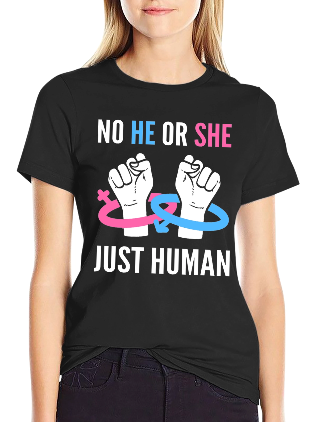 No He or She Just Human T-Shirt
