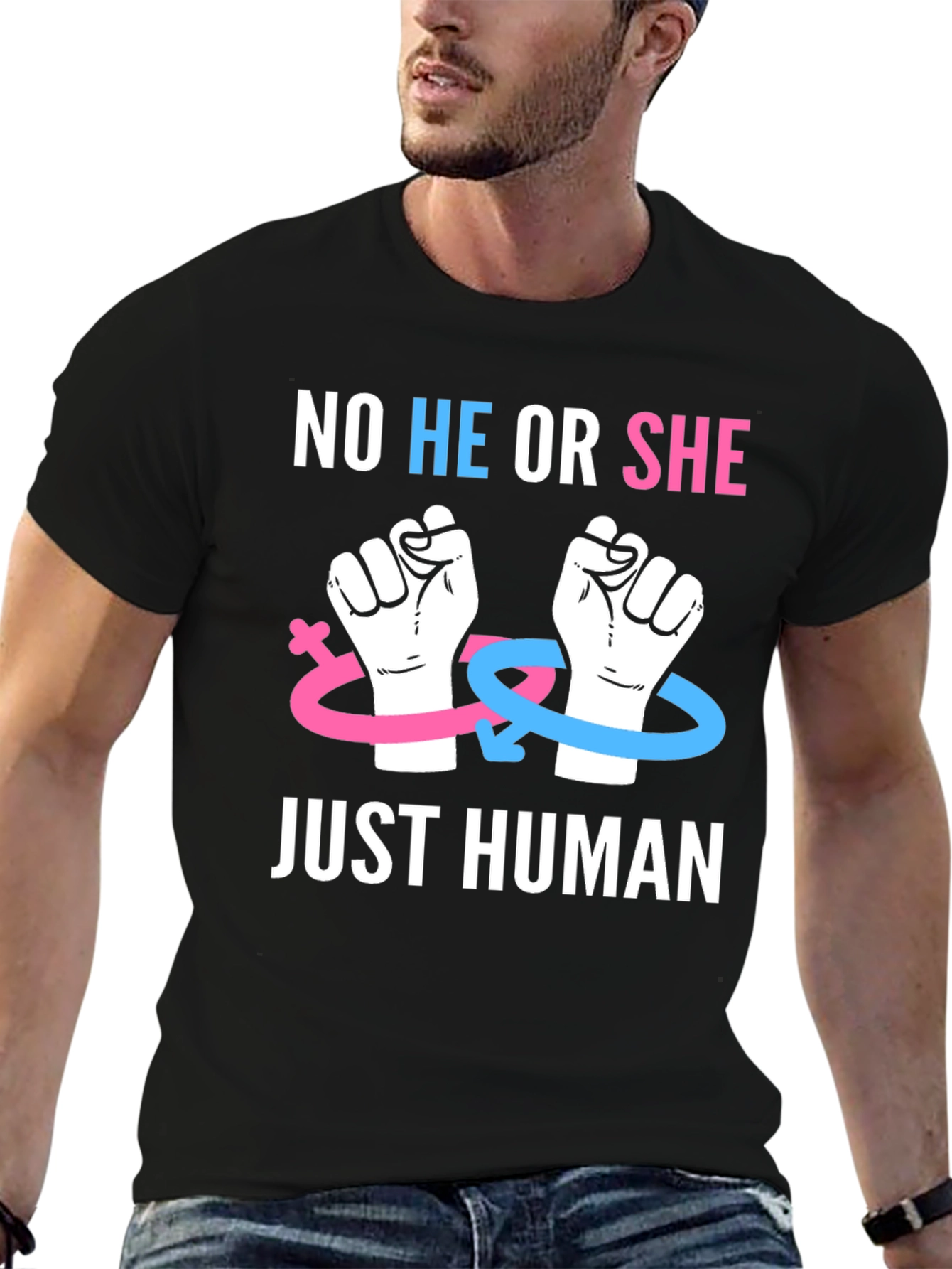 No He or She Just Human T-Shirt