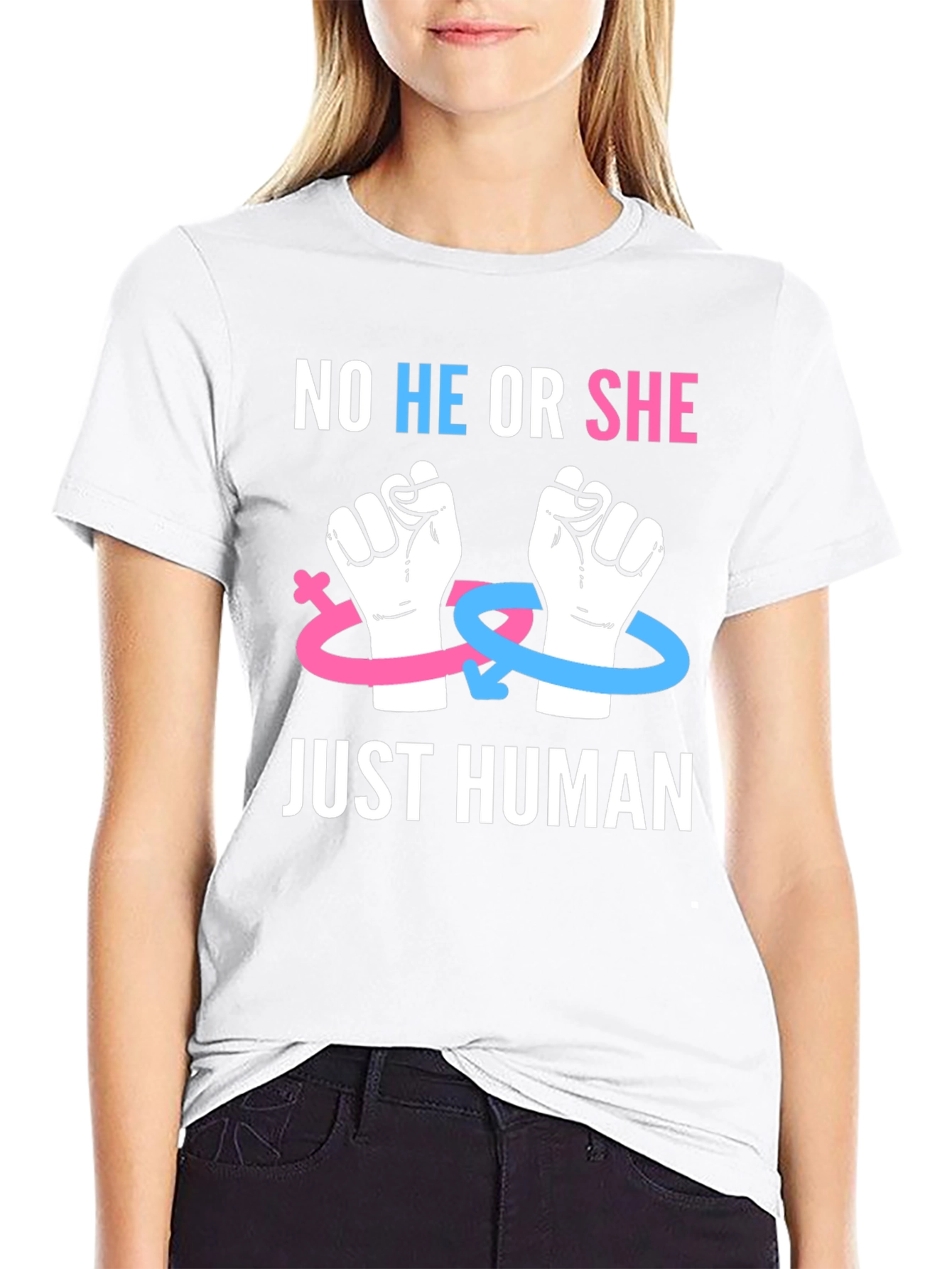 No He or She Just Human T-Shirt