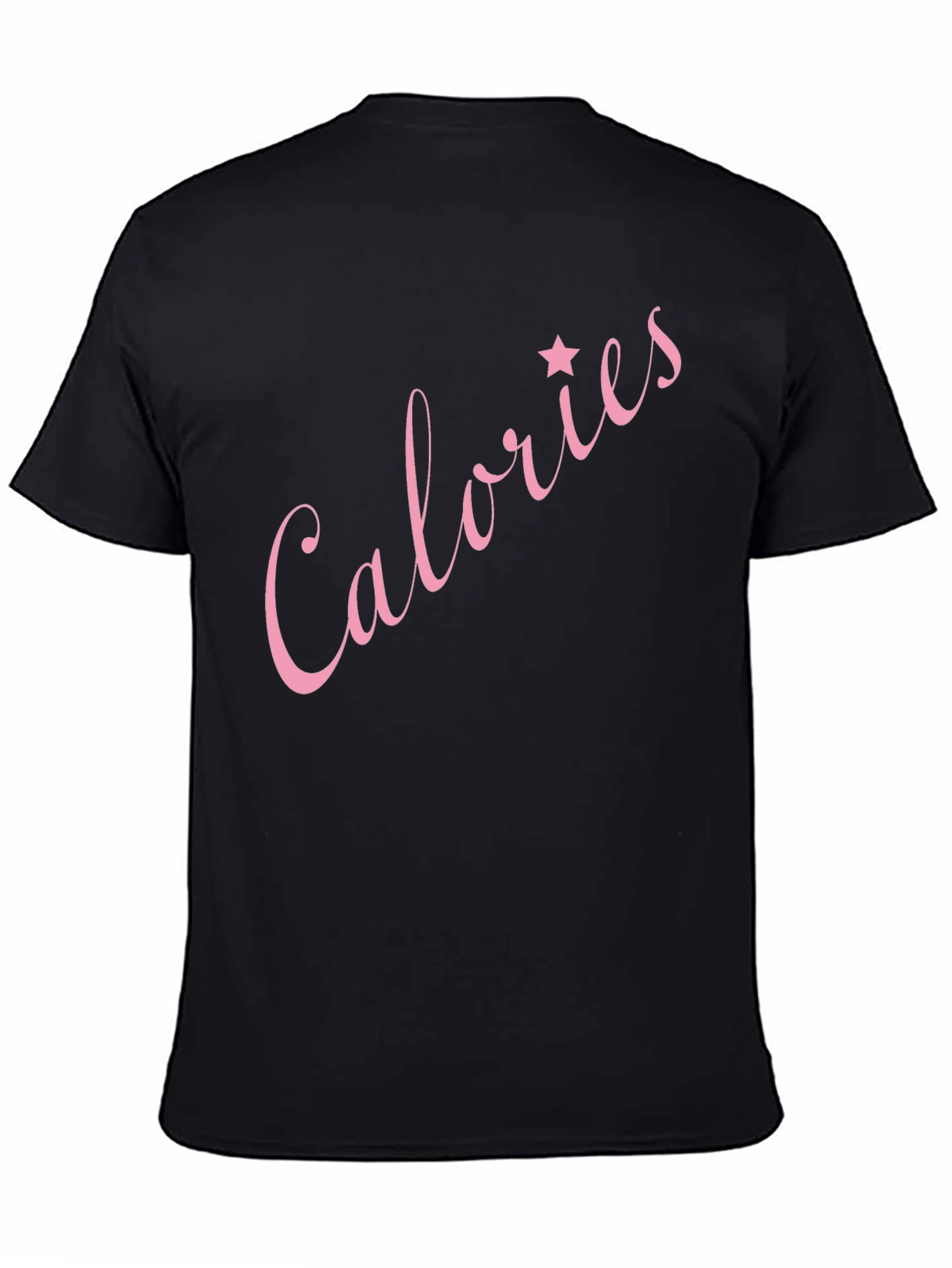 Calories Star Graphic Black T-Shirt