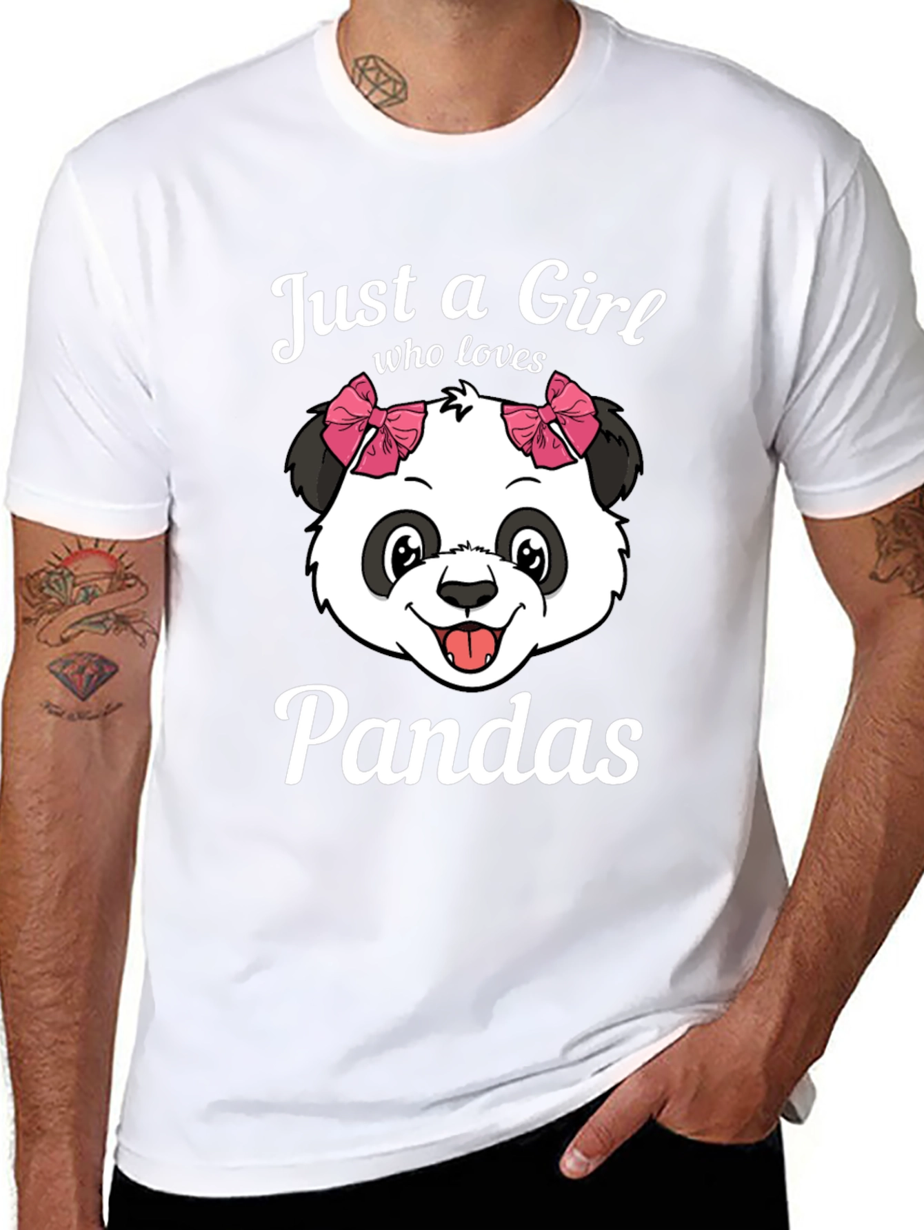 Just a Girl Who Loves Pandas T-Shirt