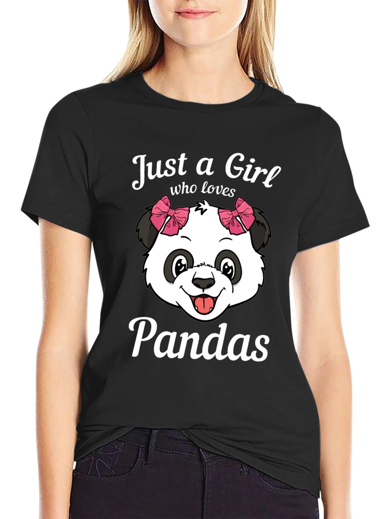 Just a Girl Who Loves Pandas T-Shirt
