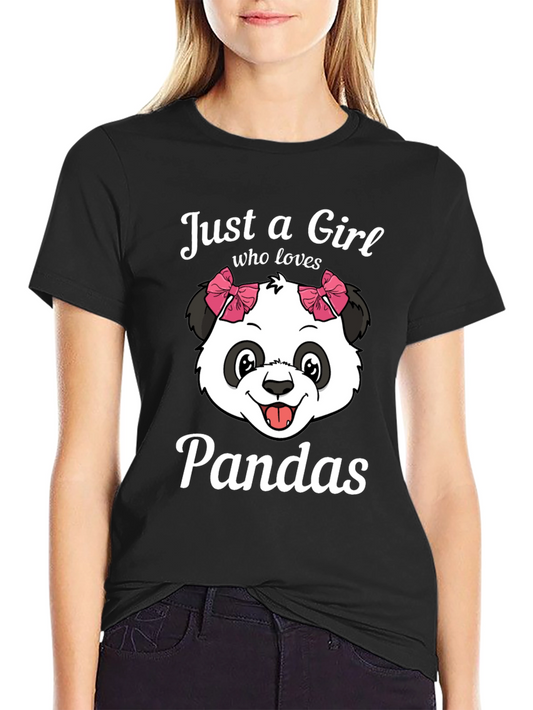 Just a Girl Who Loves Pandas T-Shirt