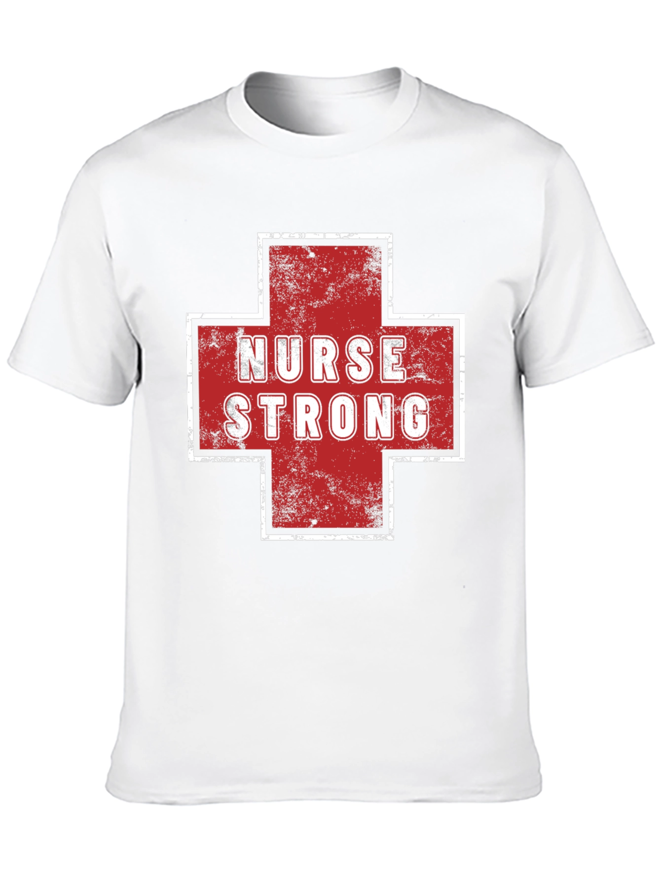 Nurse Strong Graphic Tee - Black Cotton T-Shirt