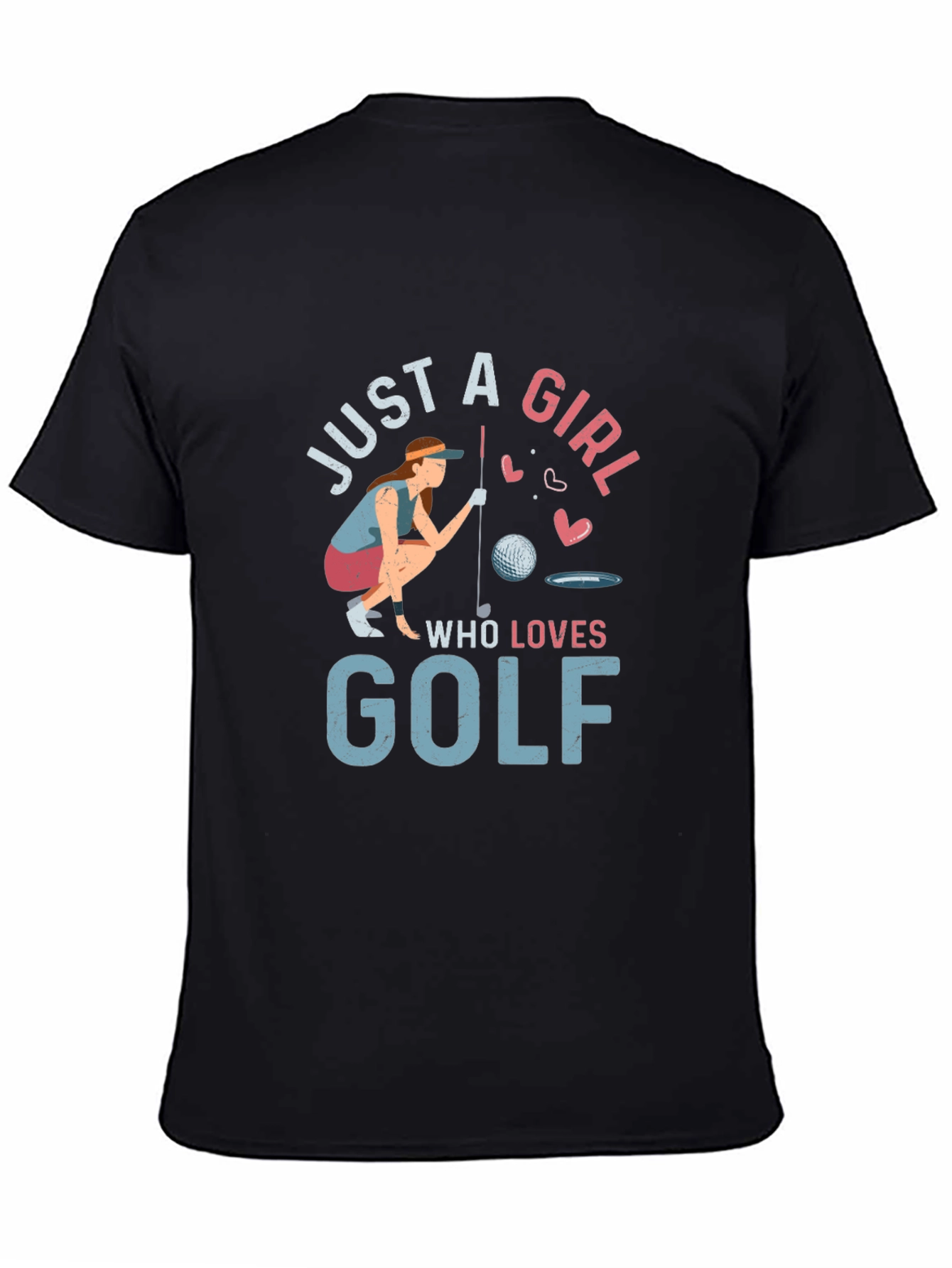 Just a Girl Who Loves Golf Graphic Tee