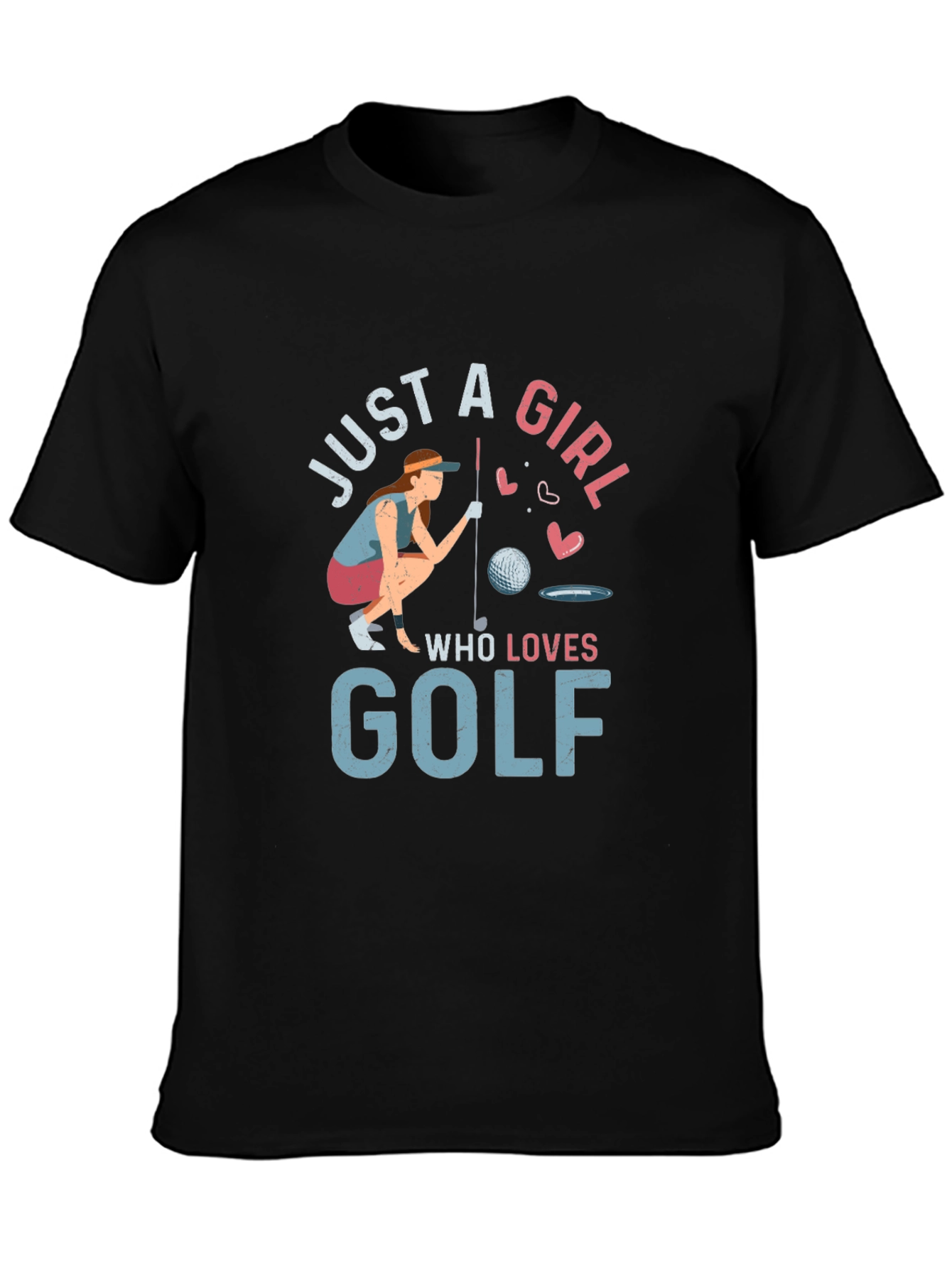 Just a Girl Who Loves Golf Graphic Tee