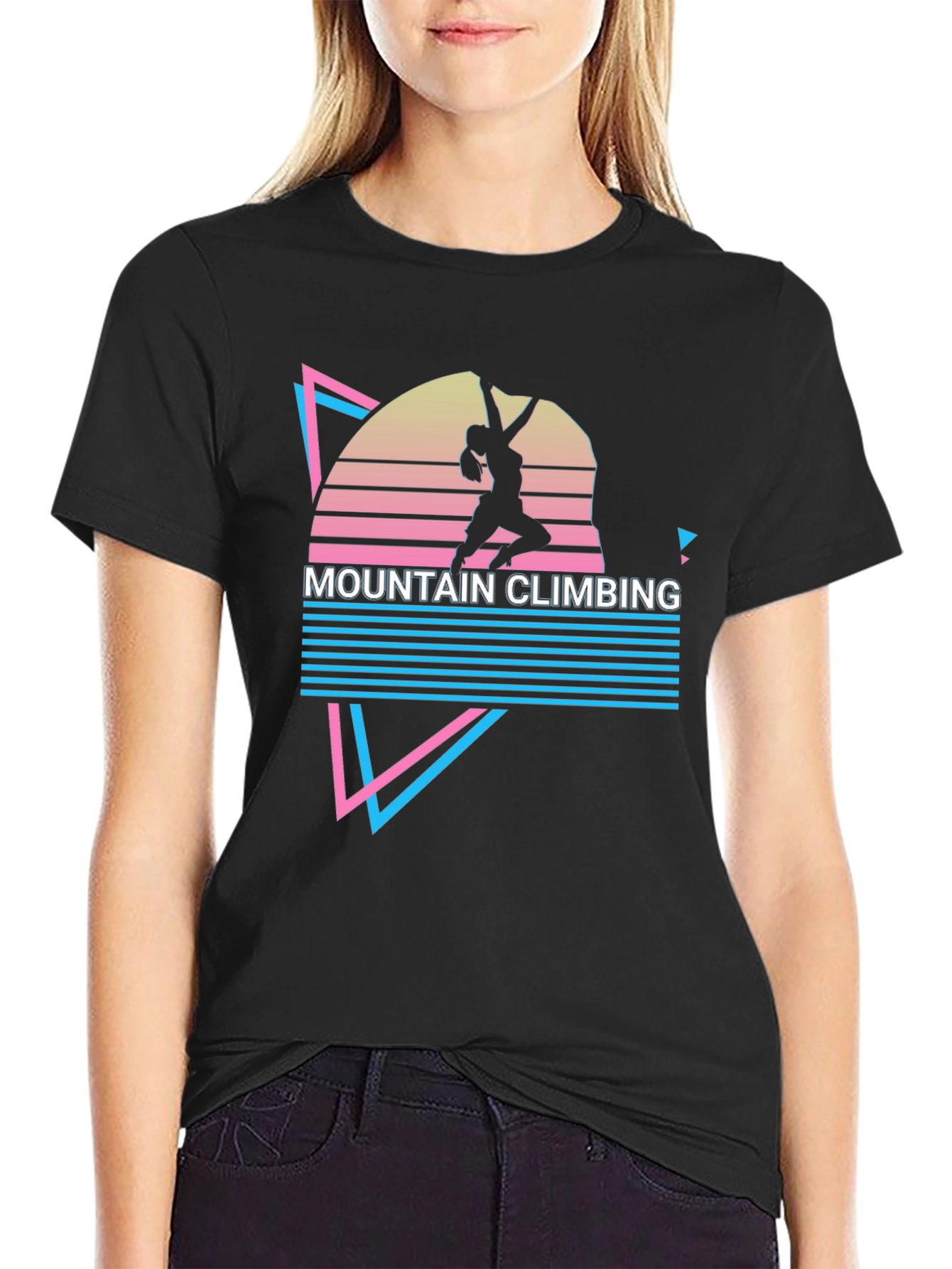 Mountain Climbing Retro T-Shirt
