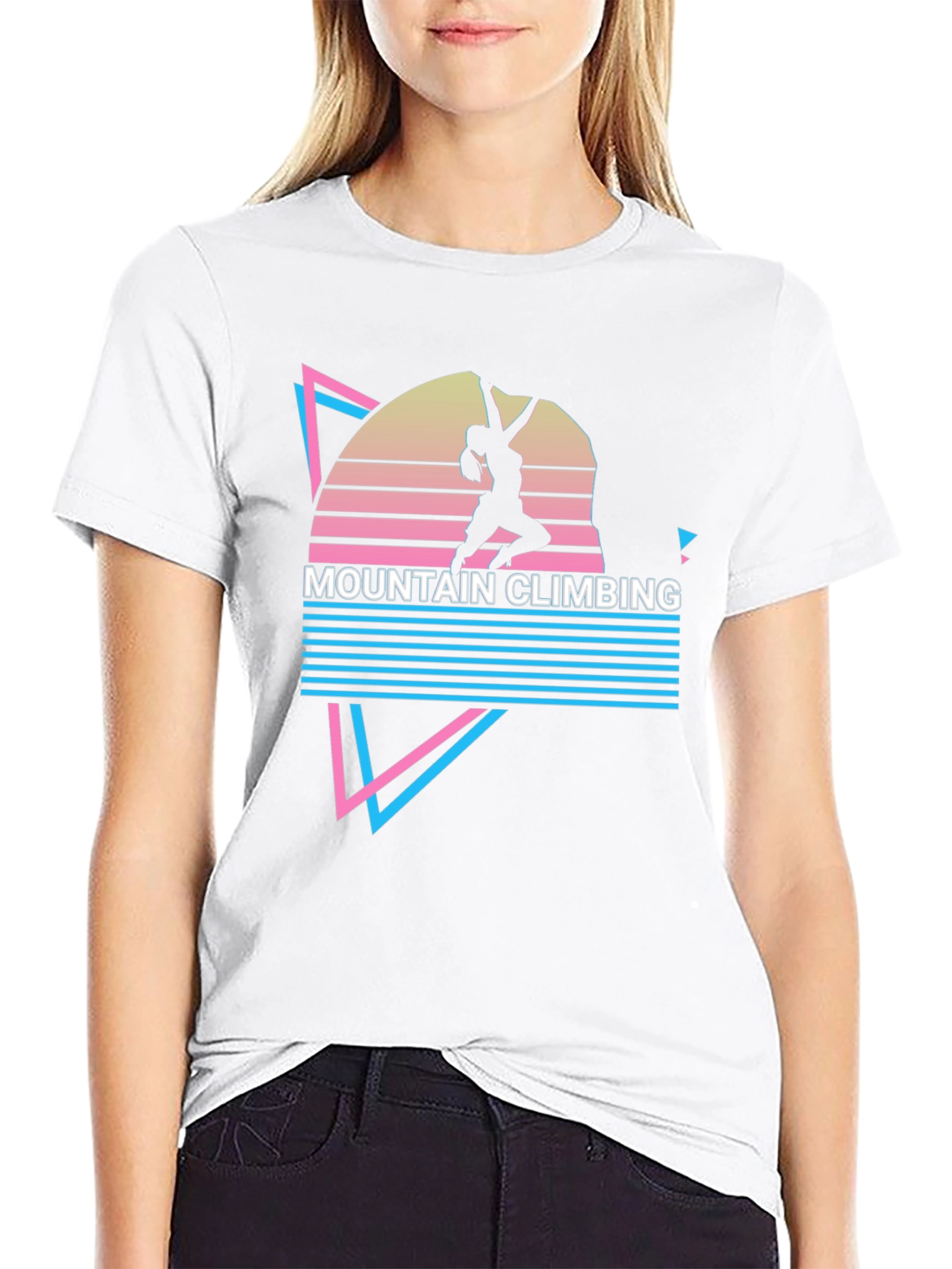 Mountain Climbing Retro T-Shirt