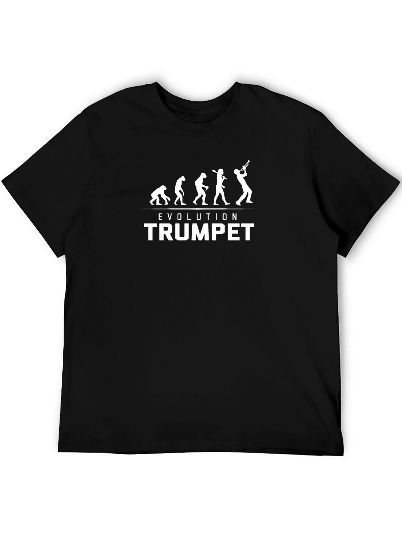 Evolution of Trumpet Player Graphic T-Shirt