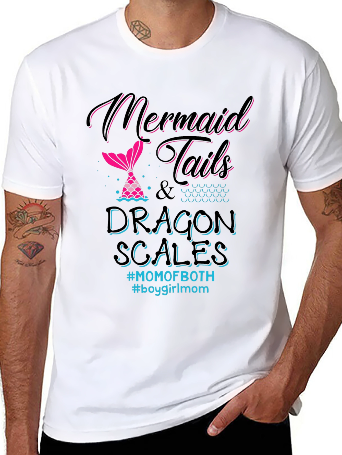 Mermaid Tails & Dragon Scales T-Shirt
