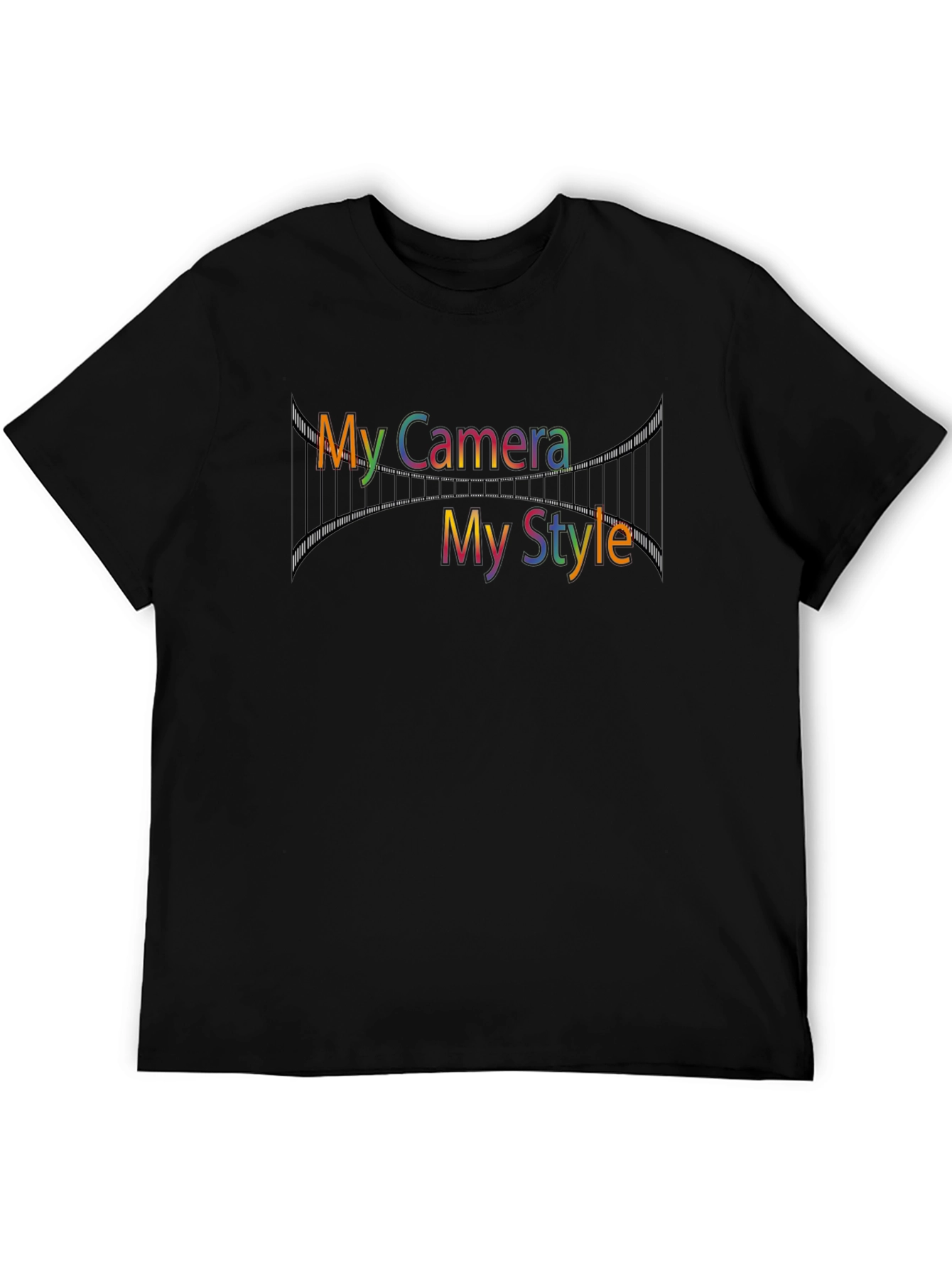 My Camera My Style Black Graphic Tee