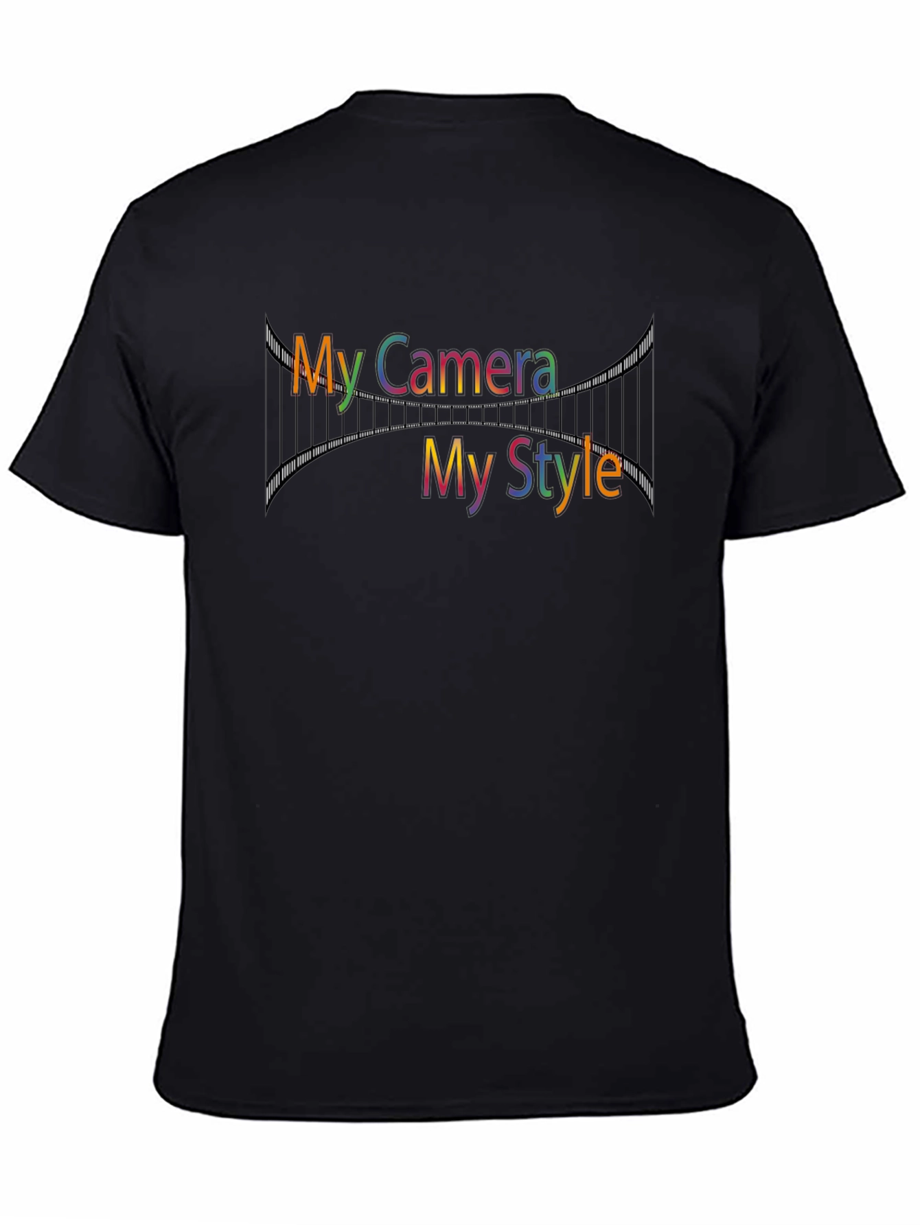 My Camera My Style Black Graphic Tee