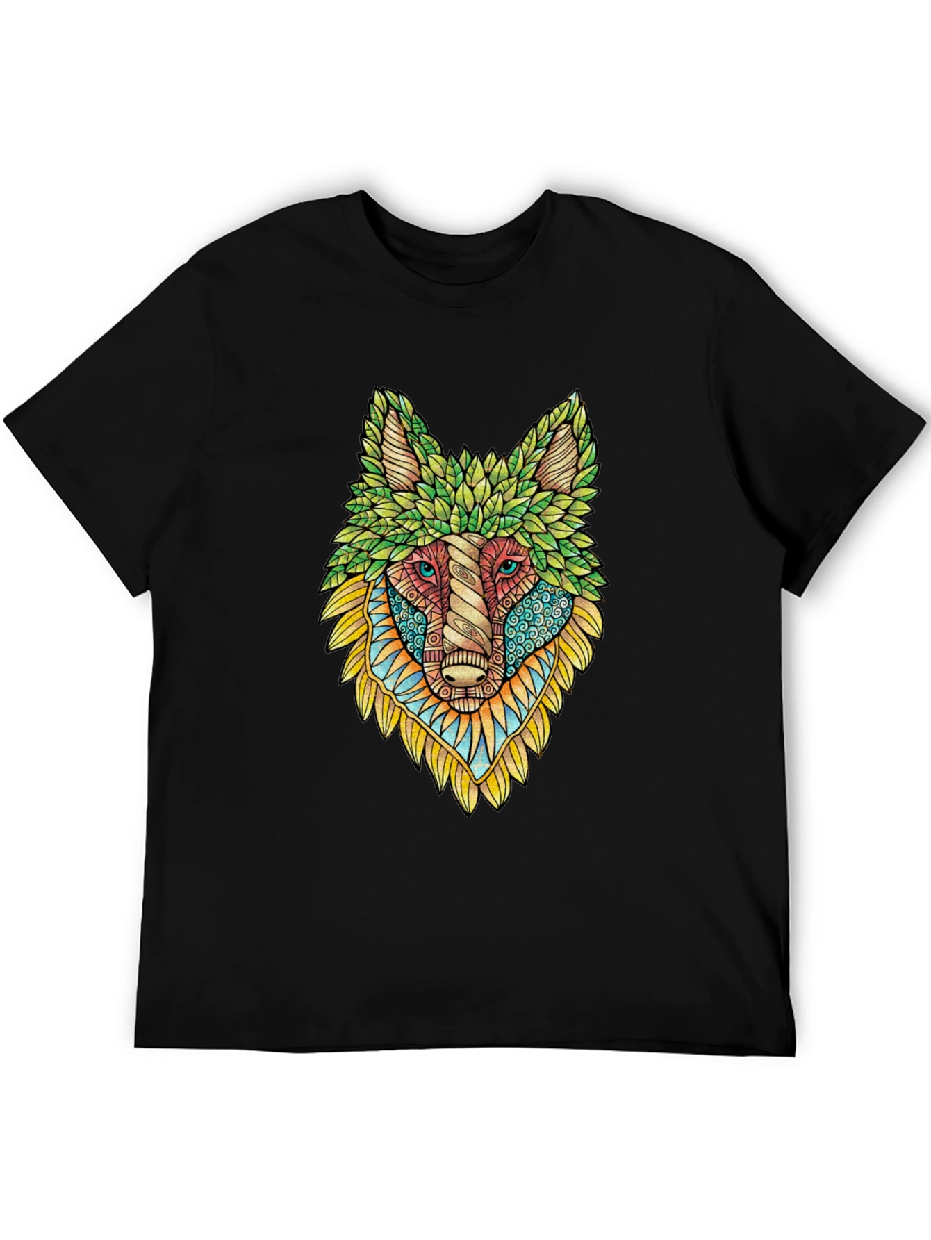 Wolf Art Graphic Tee - Unique Animal Design