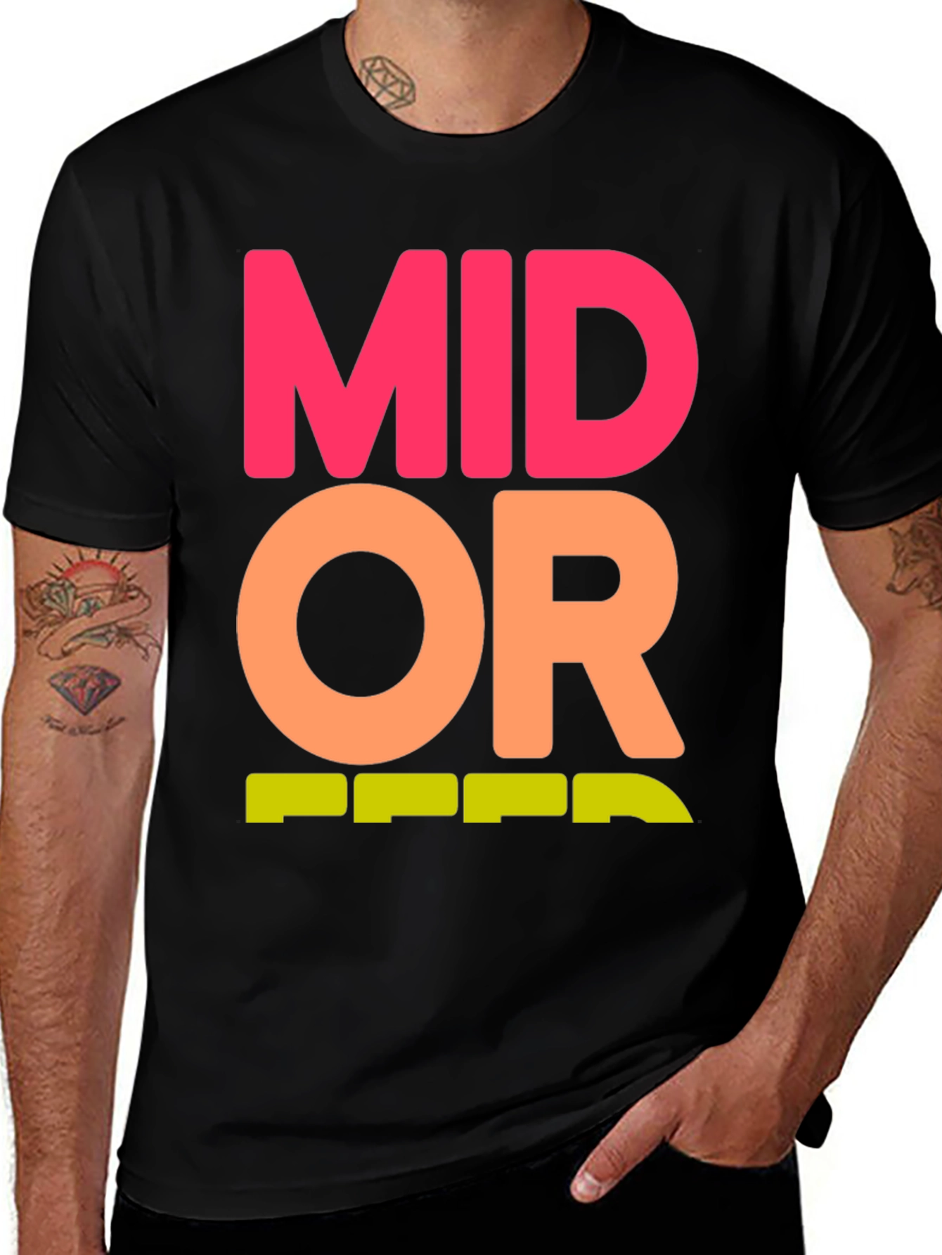 Mid Or Feed Graphic Tee