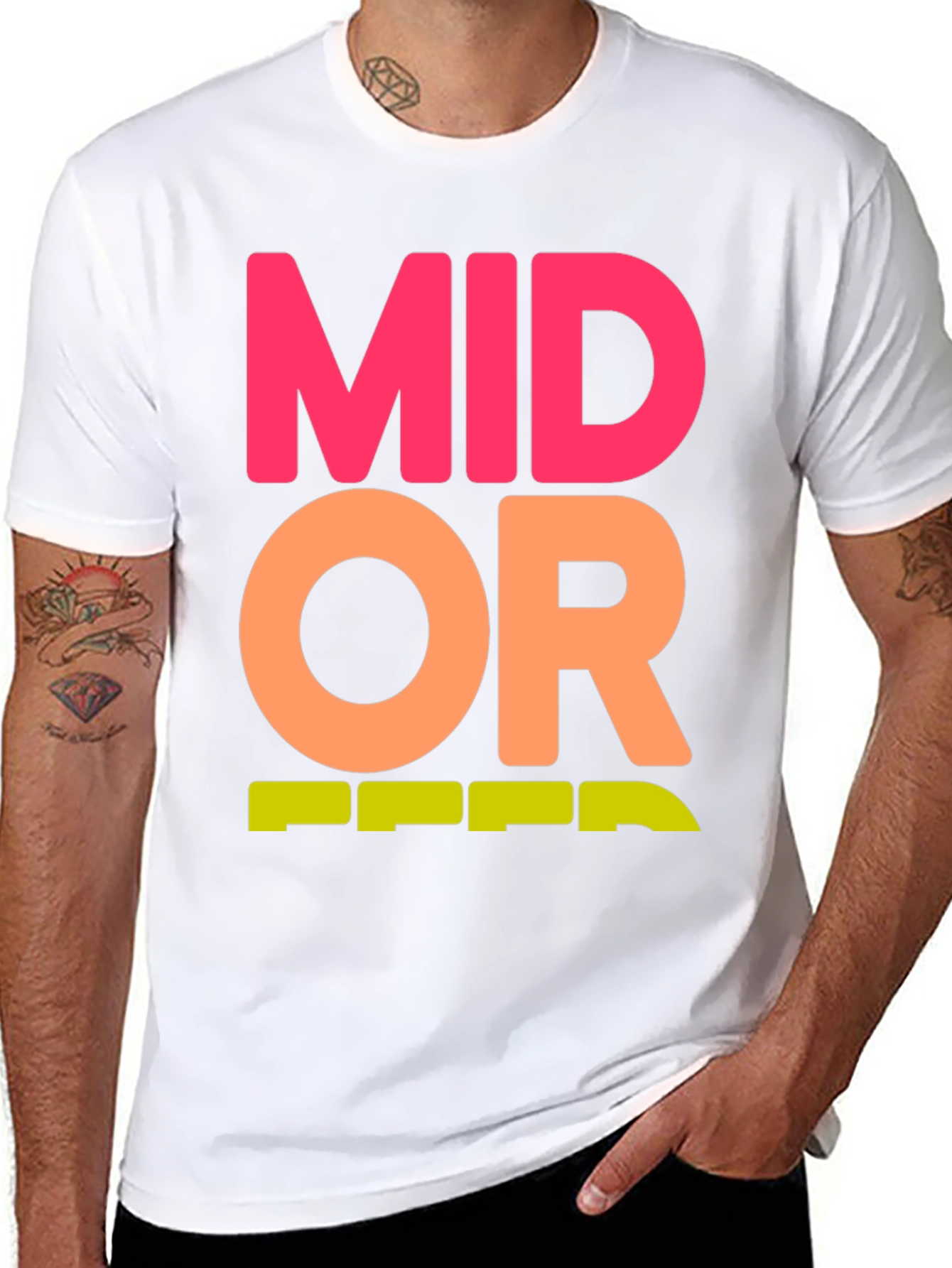 Mid Or Feed Graphic Tee