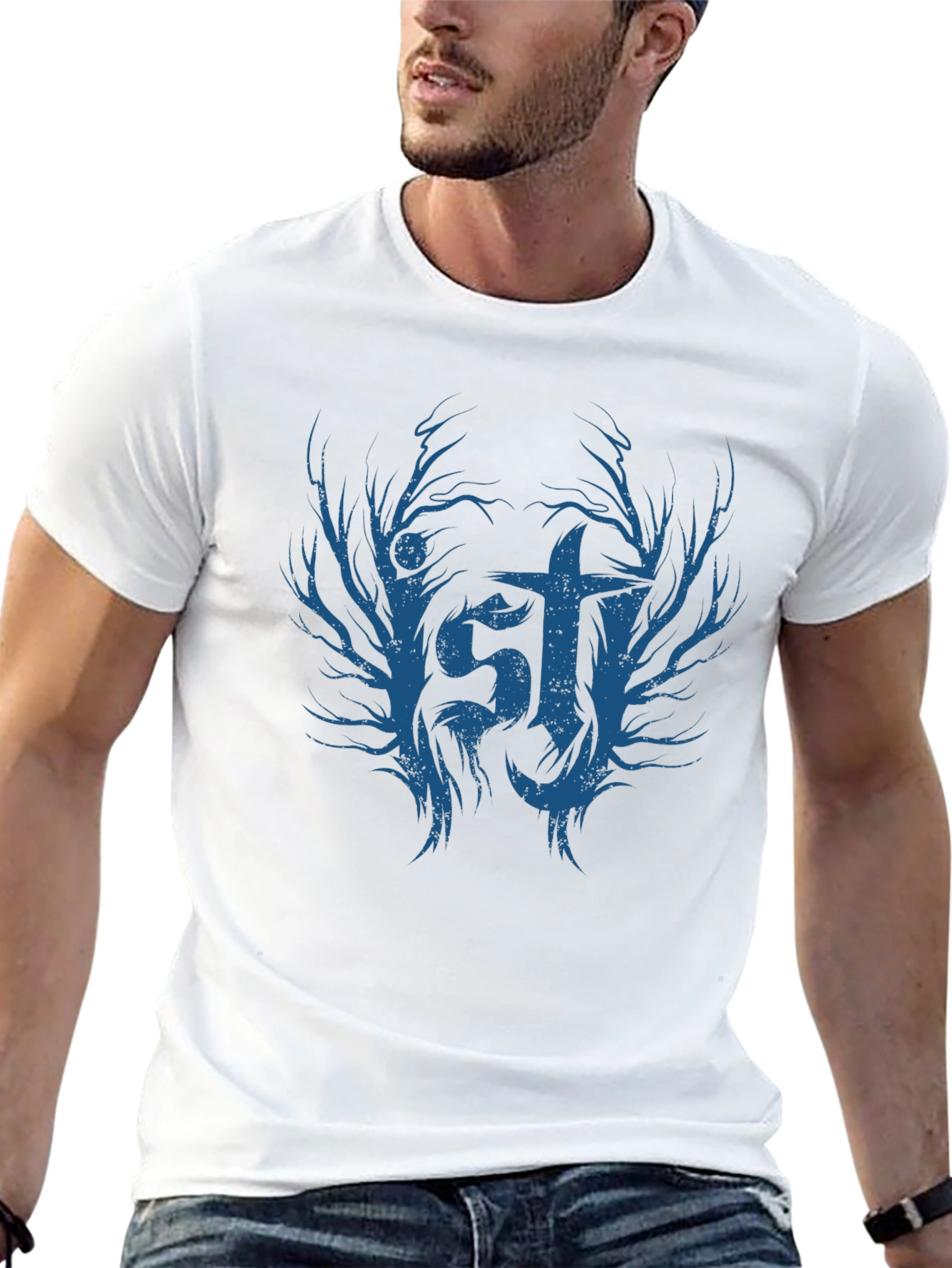 Gothic Tree IST Graphic Tee - Mens Black T-Shirt