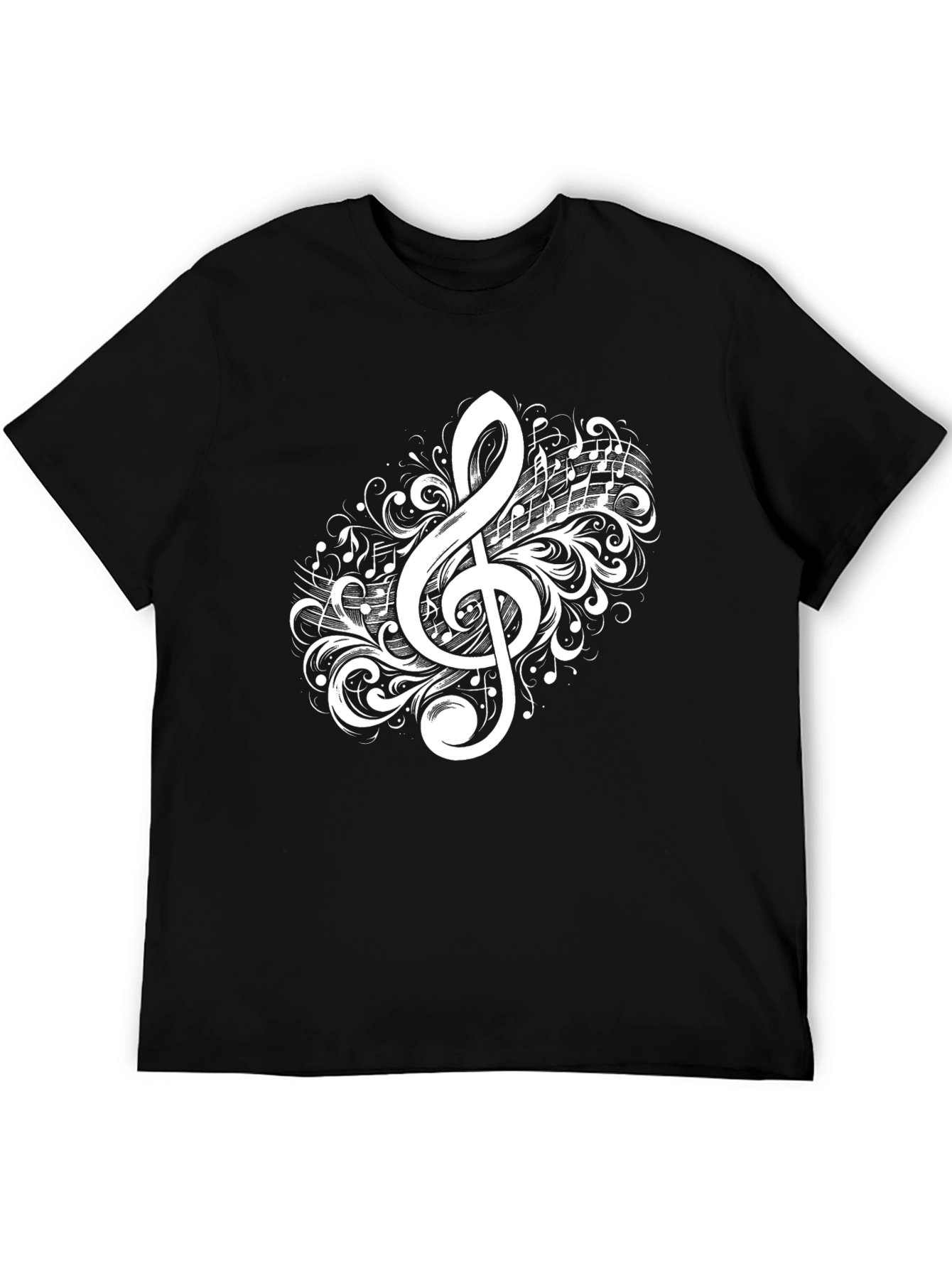Music Lovers Treble Clef Graphic Tee